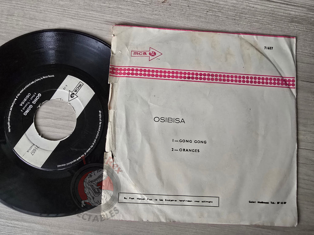 Osibisa – Gong Gong 7" Turkish Pressing Vinyl Turkey Edition