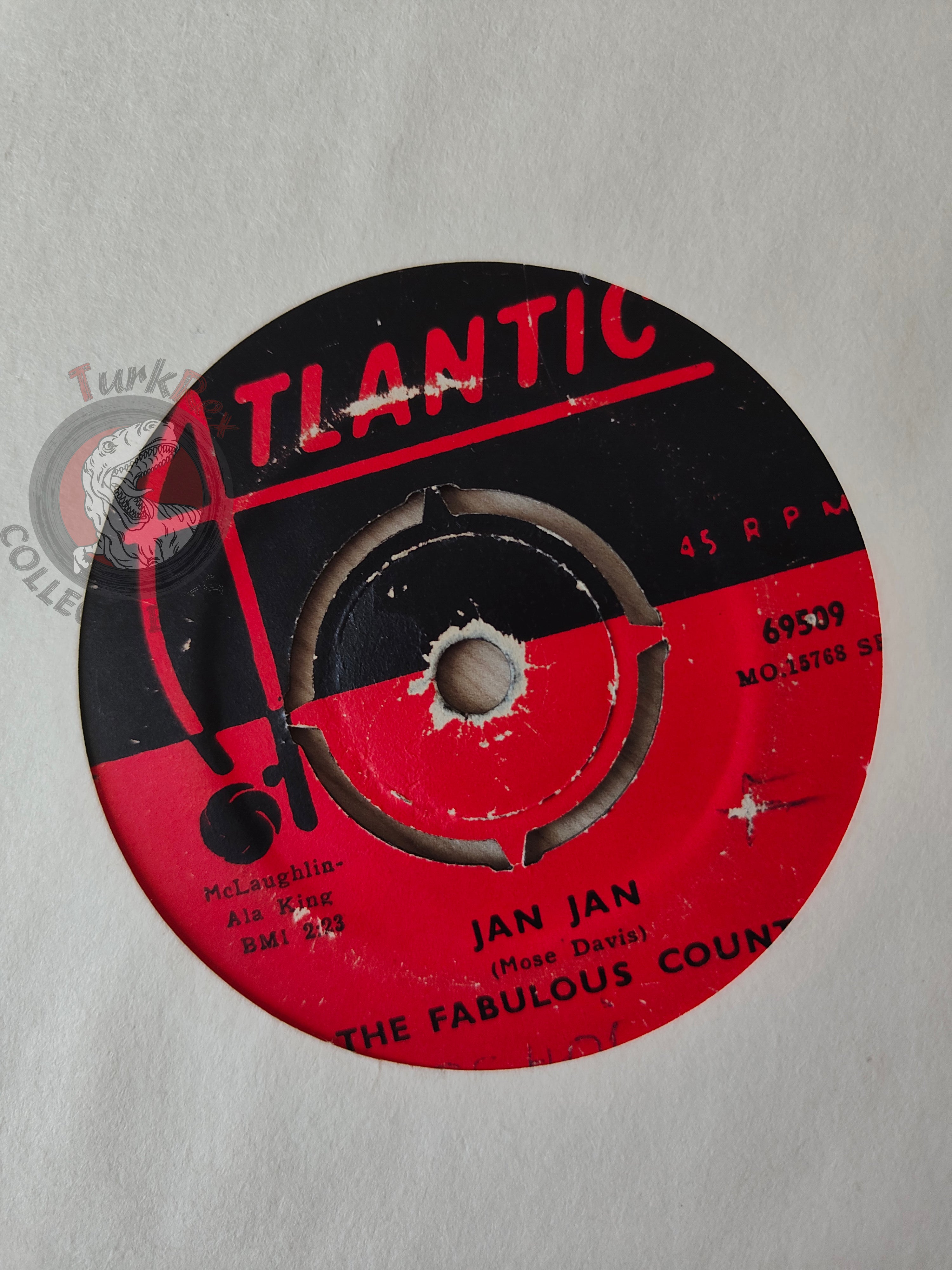 The Fabulous Counts, The Dynamic Eight – Jan Jan 7" Turkish Pressing Vinyl Turkey Edition