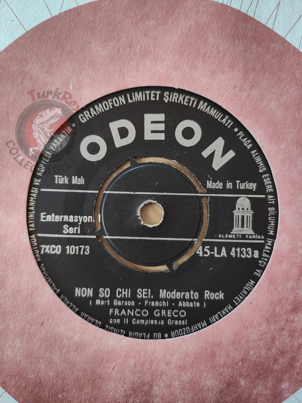 Franco Greco – Non So Chi Sei 7" Turkish Pressing Vinyl Turkey Edition