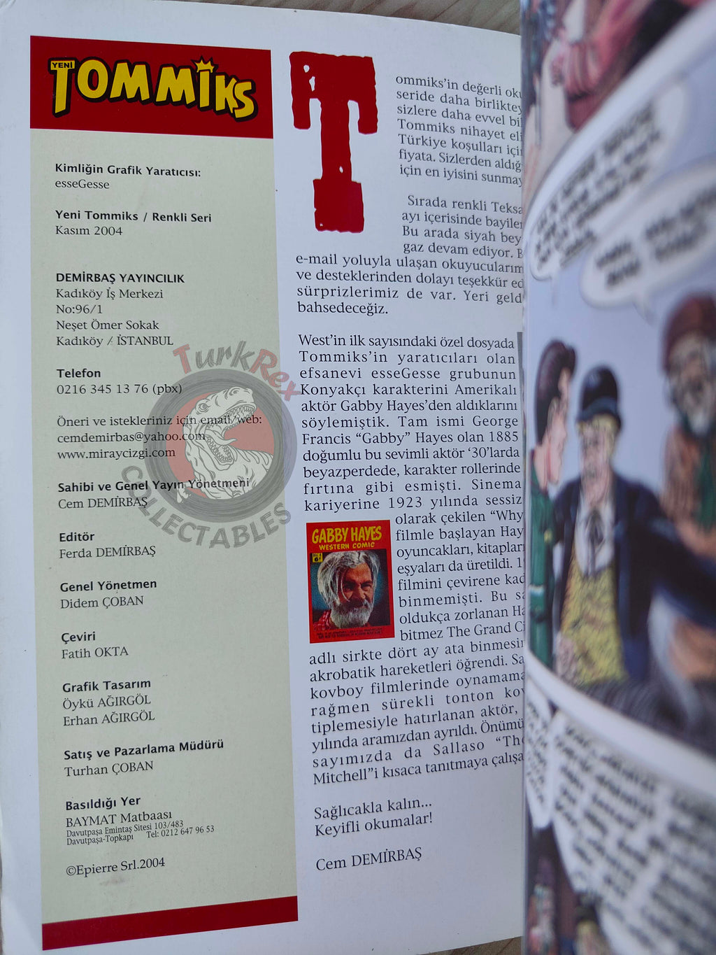 Capitan Miki #1 Colored 2004 Turkish Comic Turkey EsseGesse