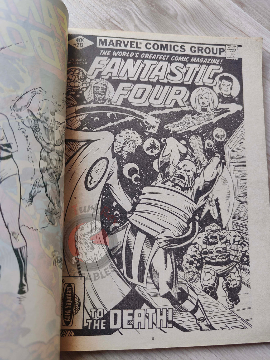 Fantastic Four #8 1988 Turkish Comic Turkey #213 #214 #215 #216