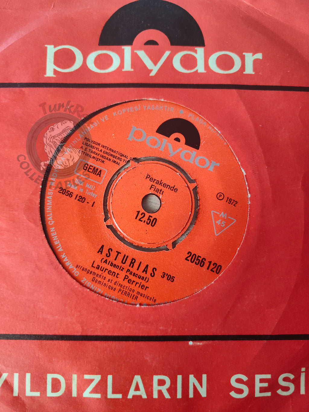 Laurent Perrier – Asturias 7" Turkish Pressing Vinyl Turkey Edition