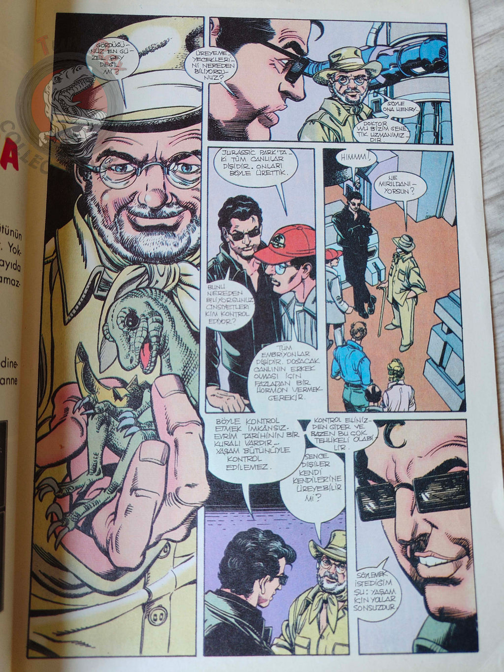 Jurassic Park #6 Turkish Edition Comic Turkey Topps Spielberg