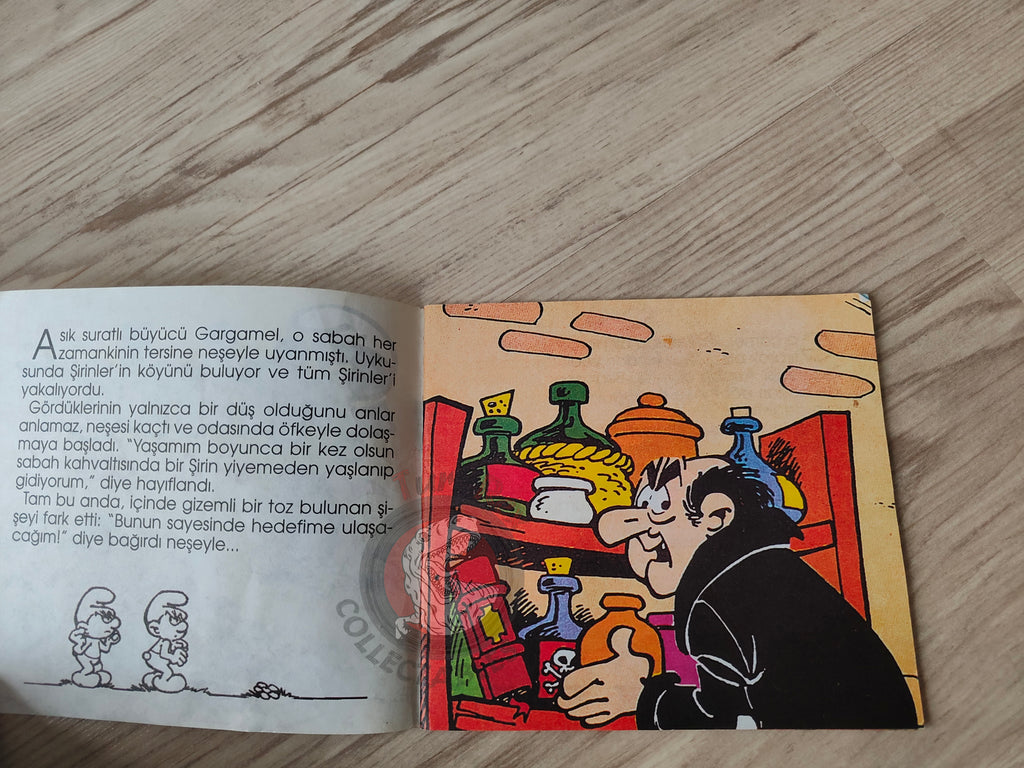 The Smurfs - Hogatha 2004 Turkish Book Turkey Die Schlümpfe Minibuch