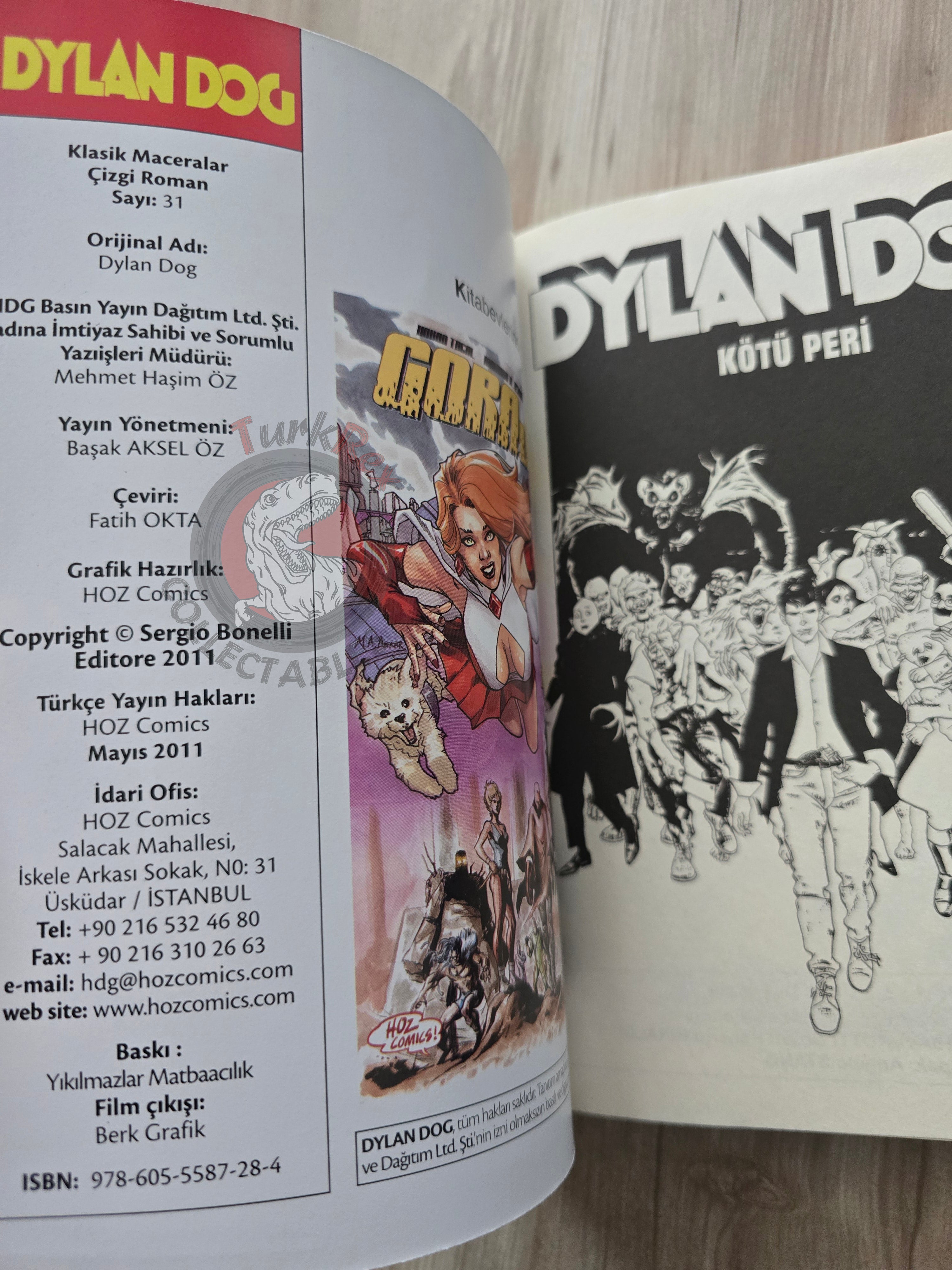 Dylan Dog #31 2011 Turkish Comic Turkey La Fata del Male #79 #80