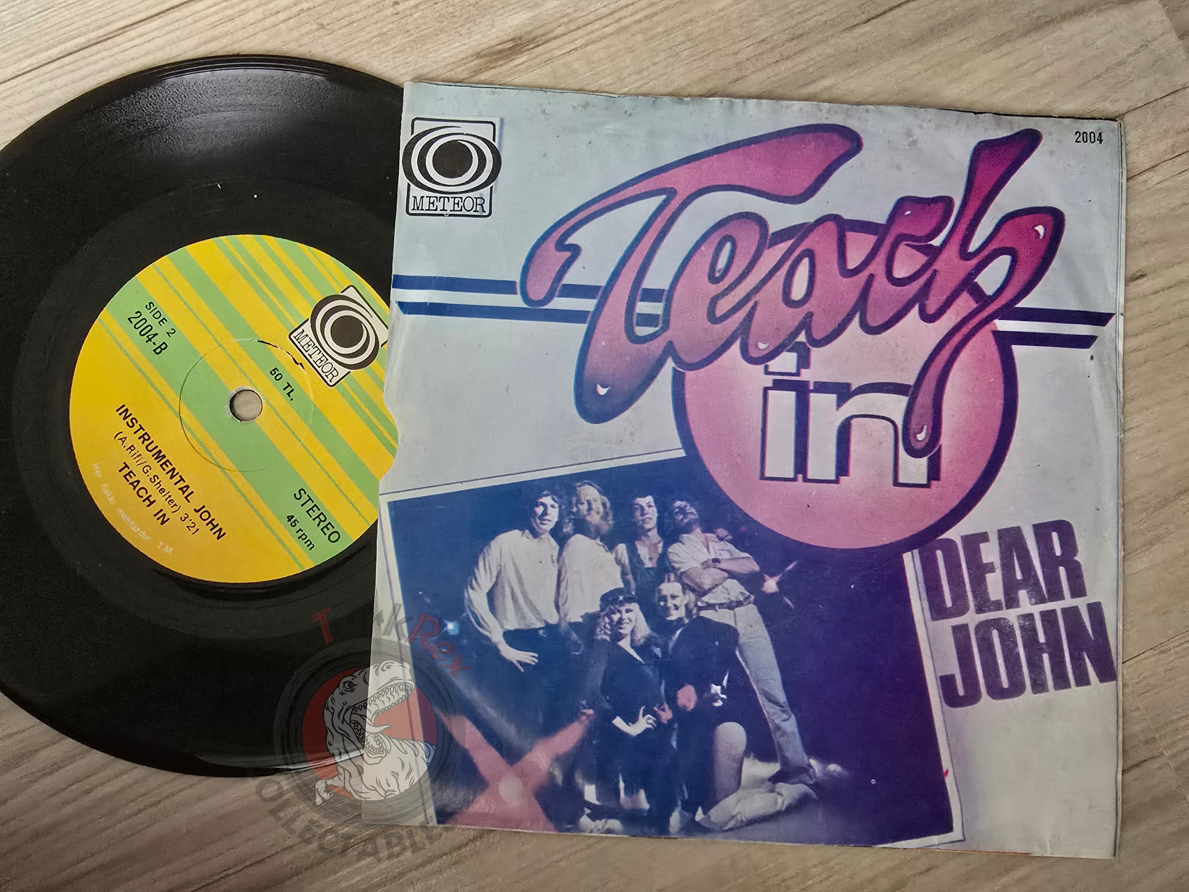 Teach In – Dear John 7" Turkish Pressing Vinyl Turkey Edition