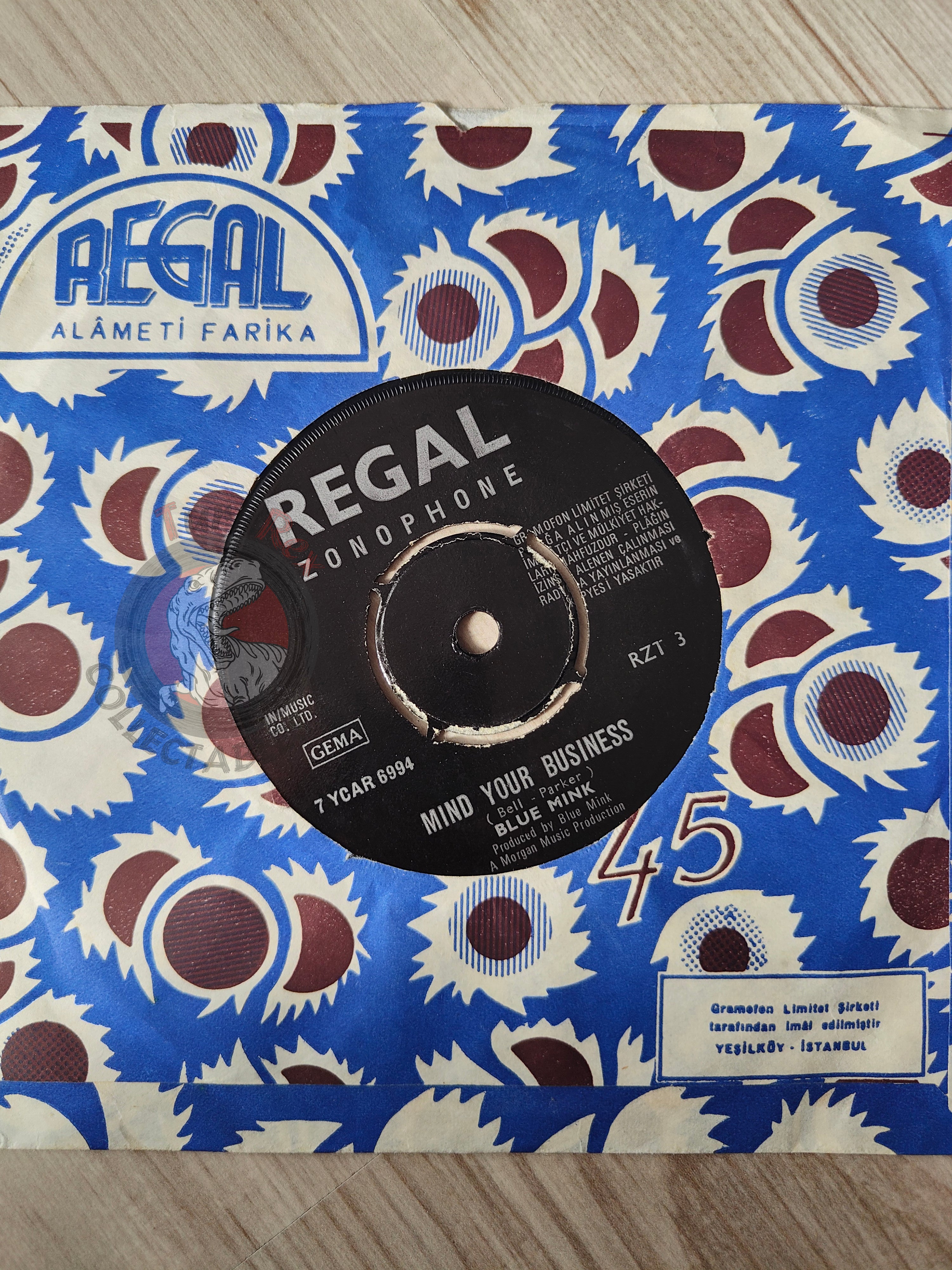 Blue Mink – The Banner Man 7" Turkish Pressing Vinyl Turkey Edition