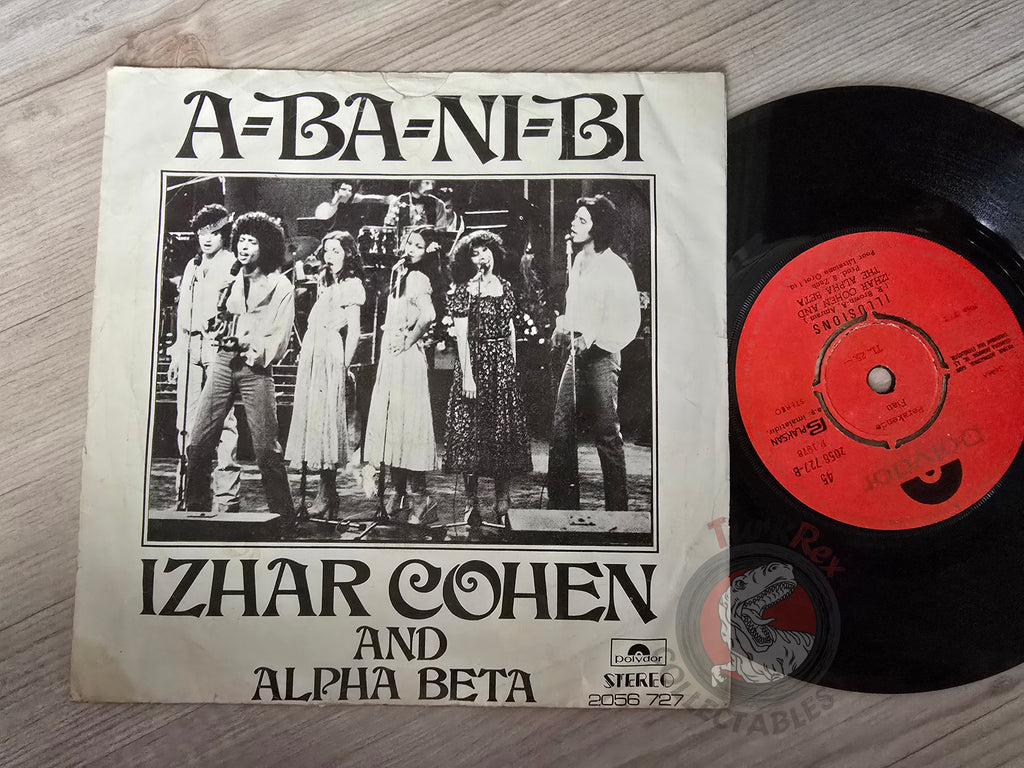 Izhar Cohen And Alpha Beta – A-Ba-Ni-Bi 7" Turkish Pressing Vinyl Turkey Edition Eurovision