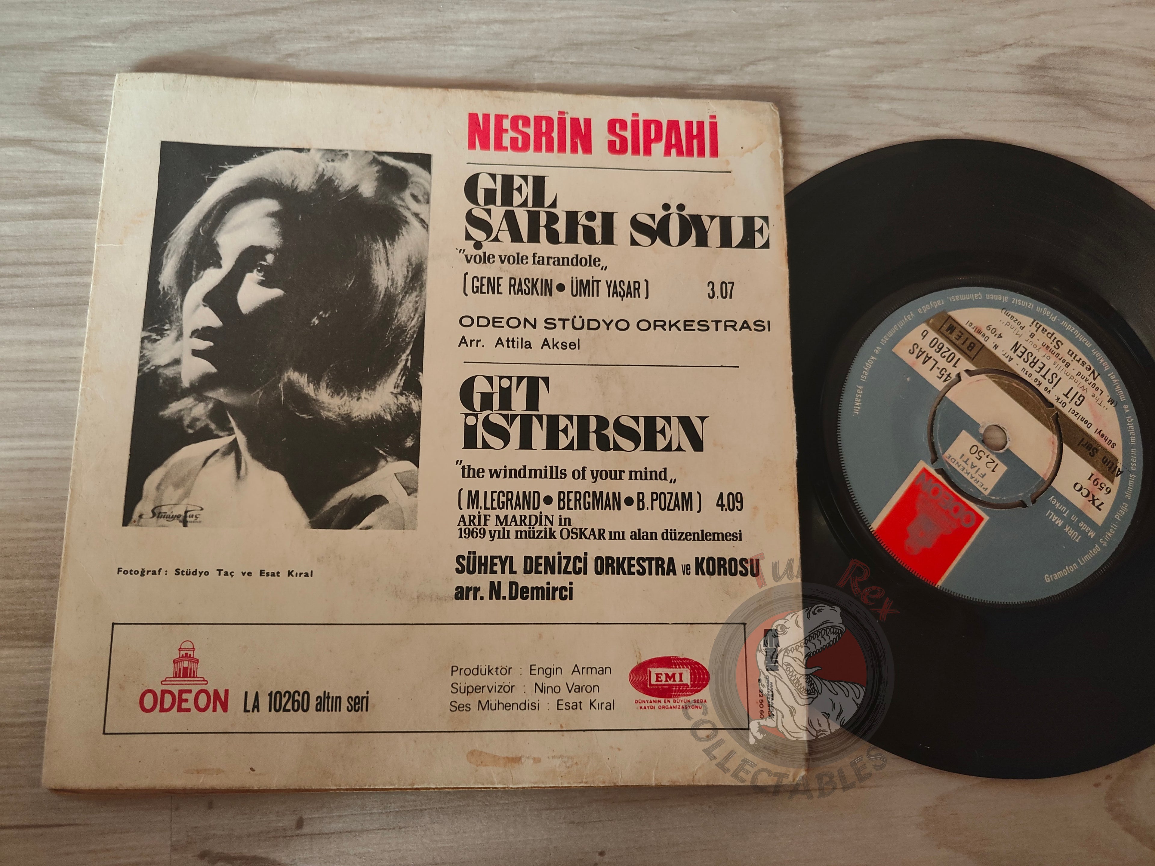 Nesrin Sipahi – Gel Şarkı Söyle 7" Turkish Pressing Vinyl Turkey Edition