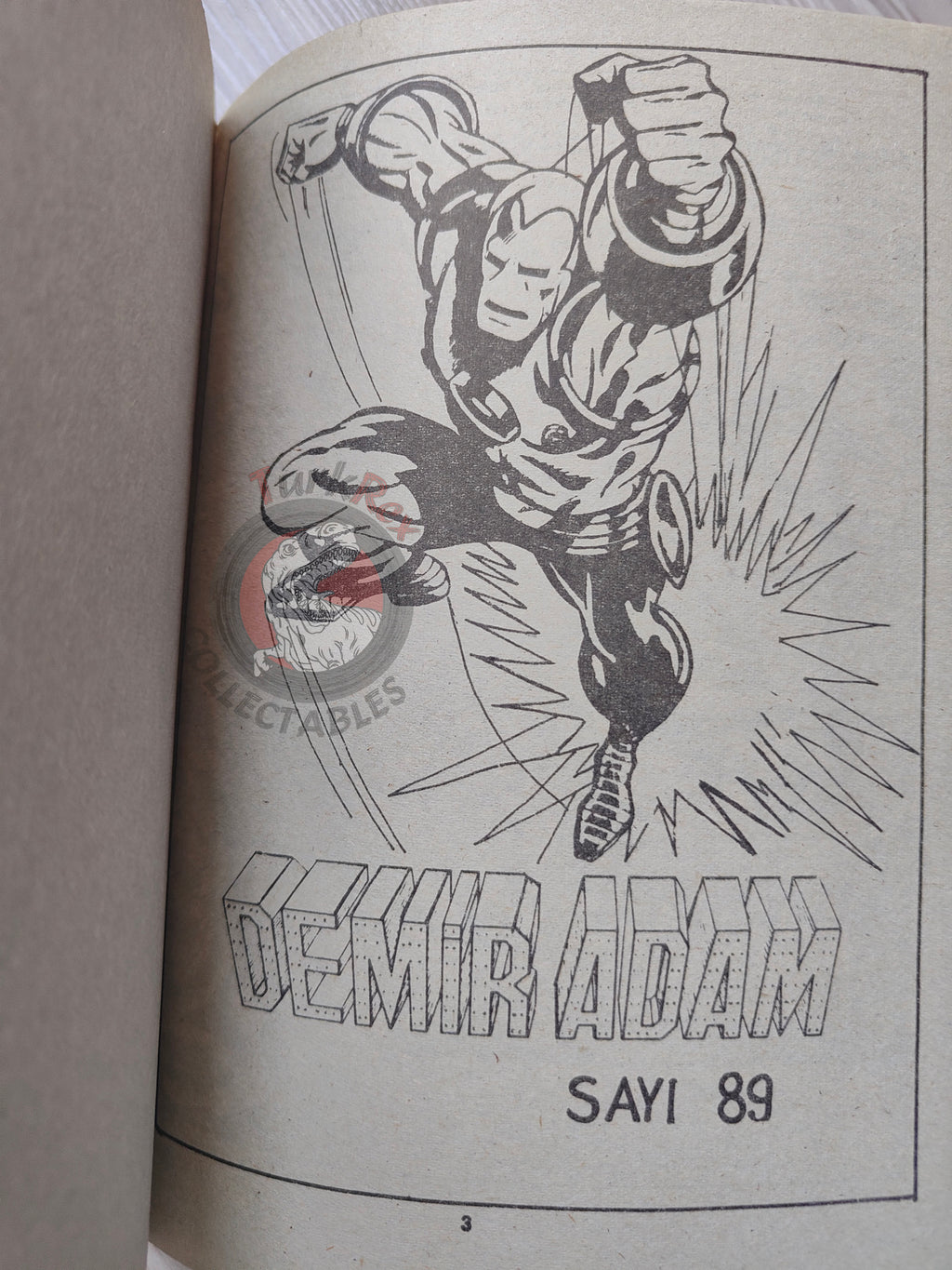 Iron Man #6 Demir Adam 1989 Turkish Comic Turkey #89 #90 #91 #92