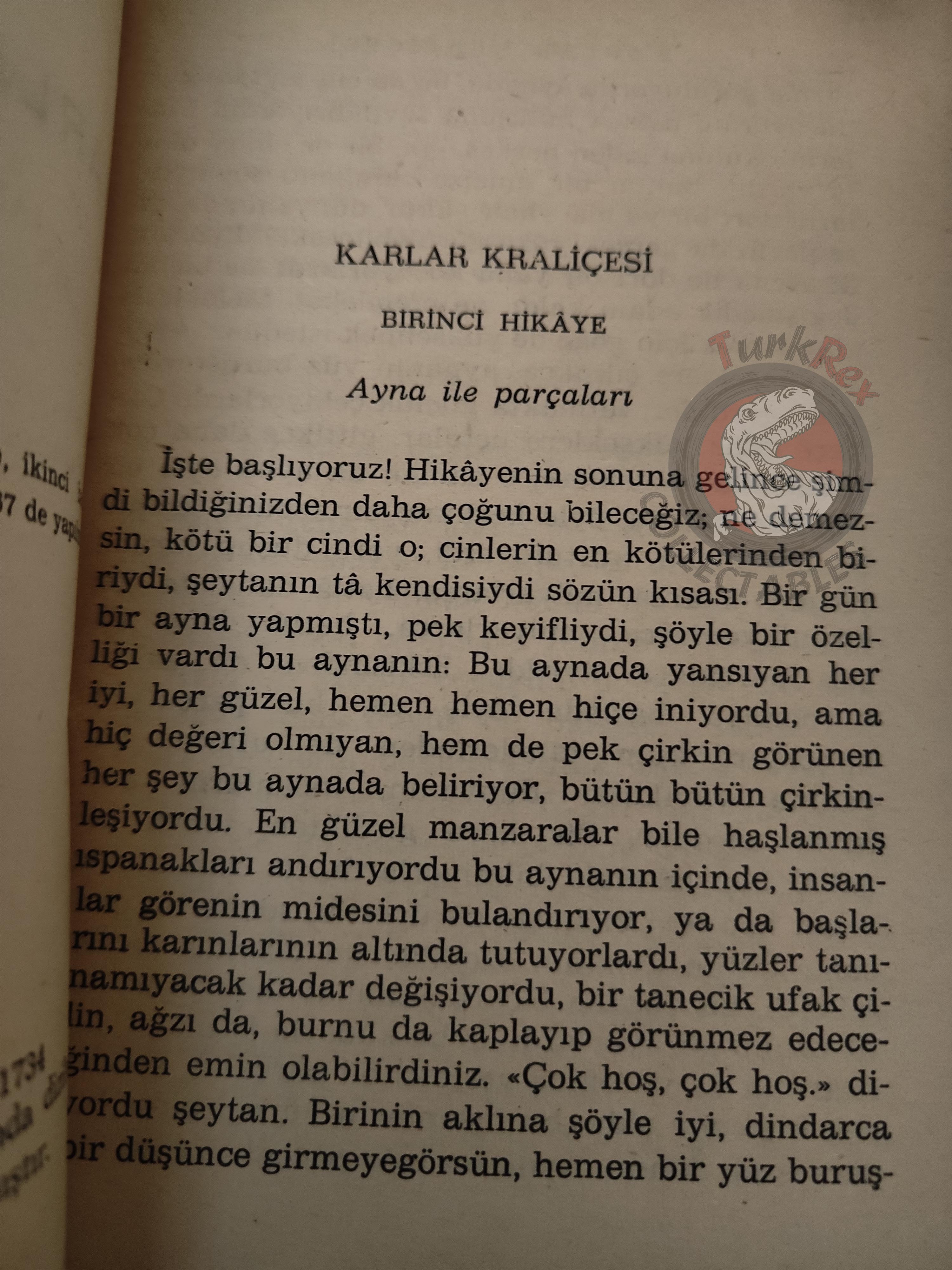 Hans Christian Andersen – The Snow Queen 1973 Turkish Book Turkey Illustrated