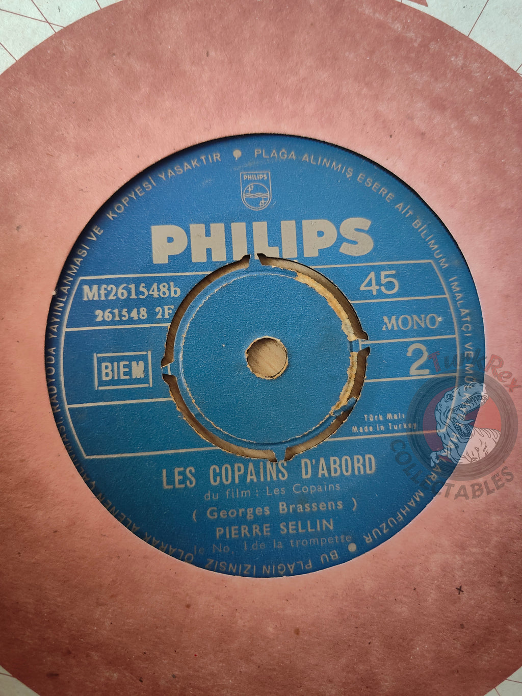 Pierre Sellin – Manuel Benites El Cordobes 7" Turkish Pressing Vinyl Turkey Edition