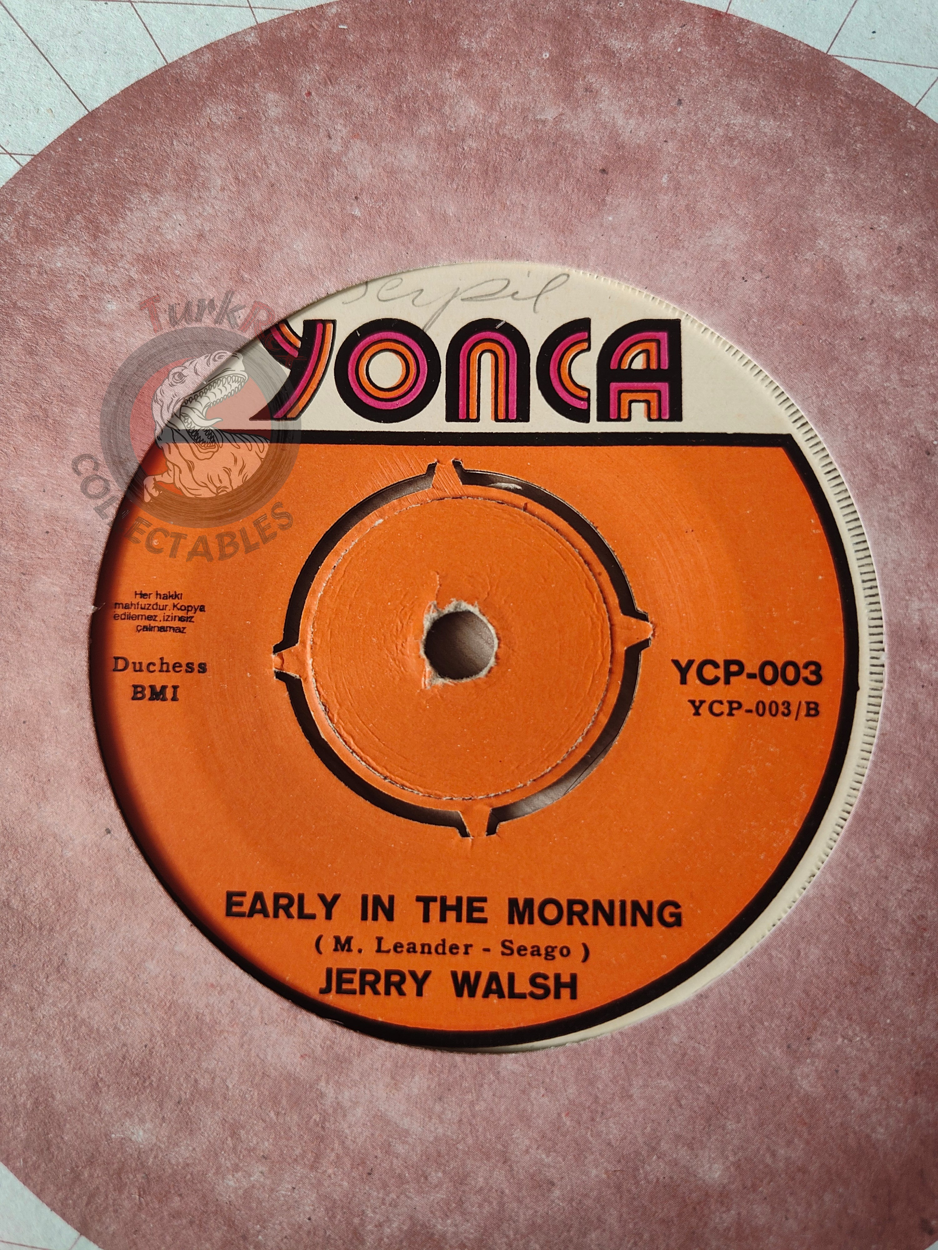 Jerry Walsh – Mind, Body & Soul 7" Turkish Pressing Vinyl Turkey Edition