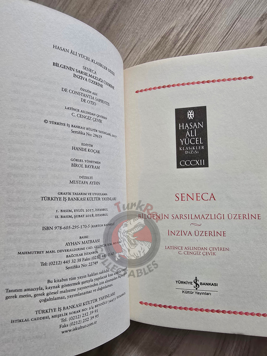 Lucius Annaeus Seneca – On the Firmness of the Wise 2018 Turkish Book Turkey