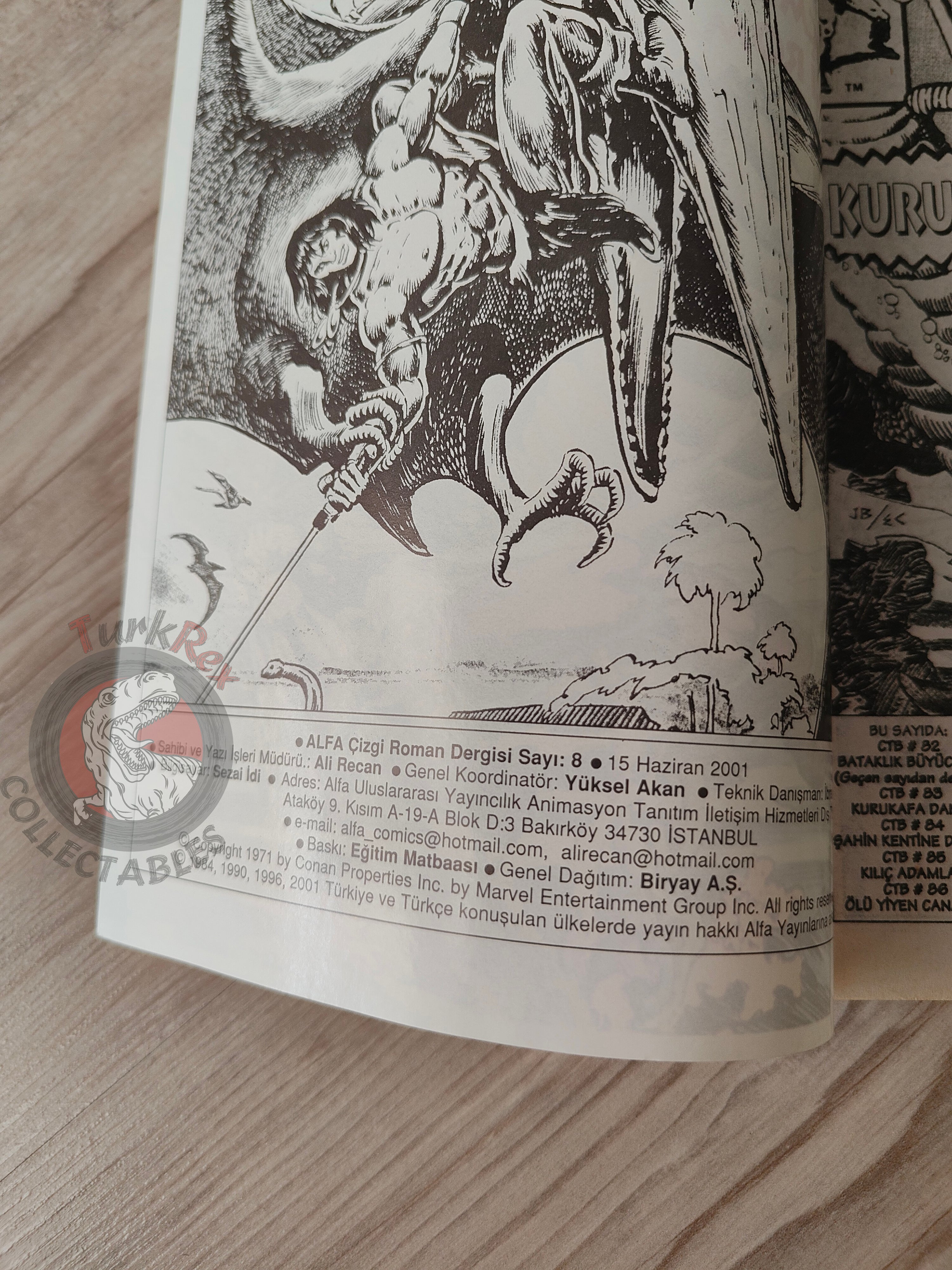 Conan The Barbarian #8 2001 Turkish Comic Turkey #83 #84 #85 #86