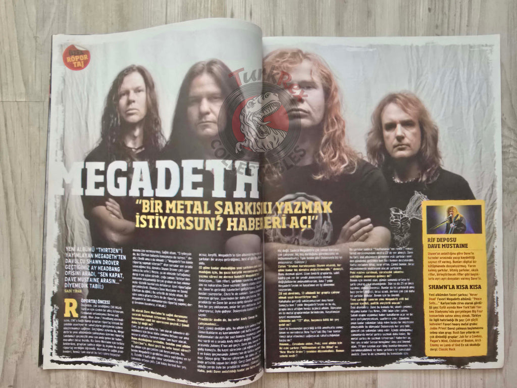 Headbang 2011 Metallica Slayer Megadeth Anthrax Turkish Mag Turkey Amorphis Symphony X