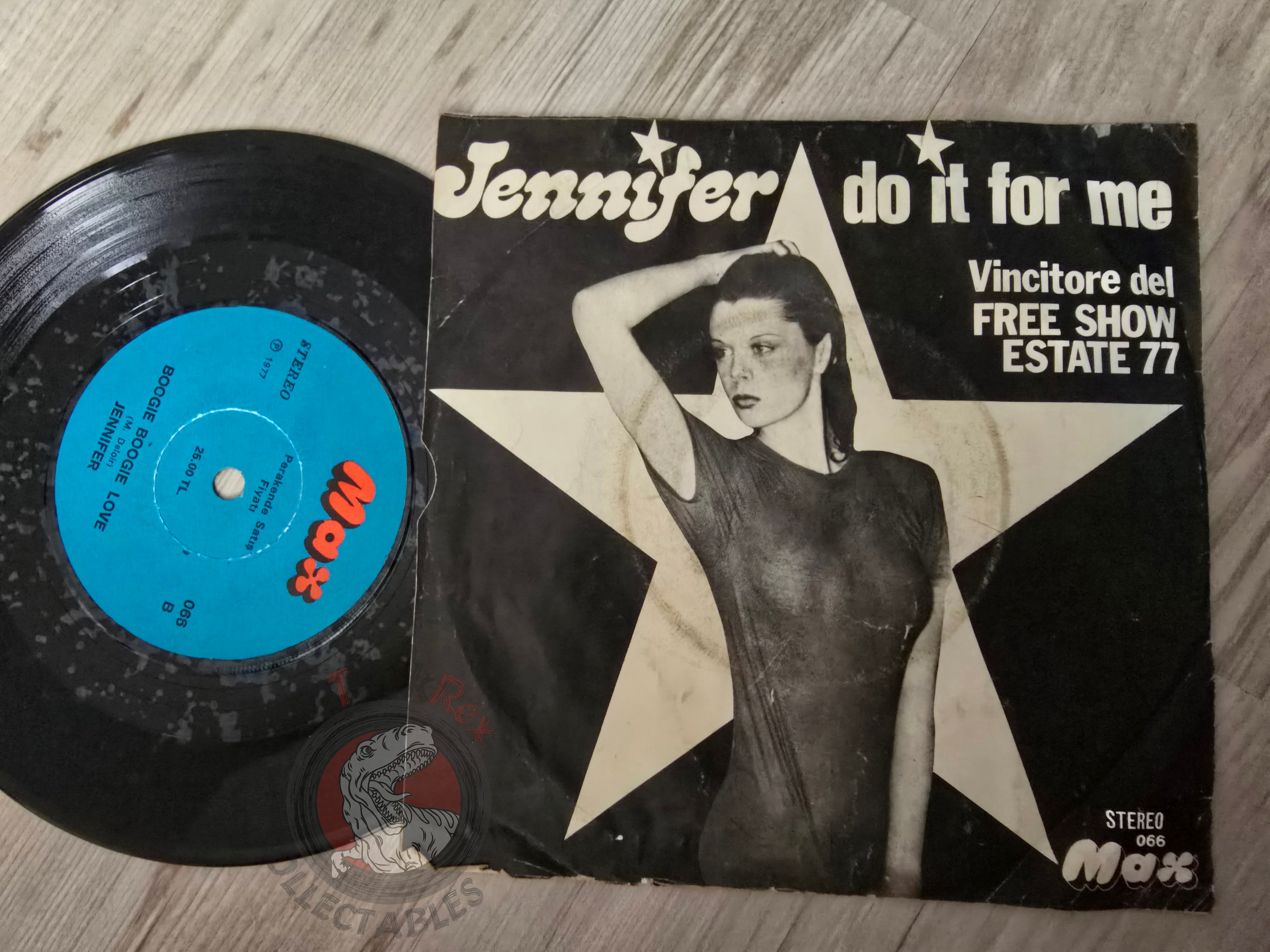 Jennifer – Do It For Me 7" Turkish Pressing Vinyl Turkey Edition
