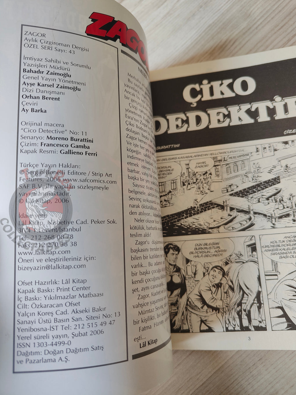 Zagor Cico #43 2006 Cico Detective Turkish Comic Turkey #11