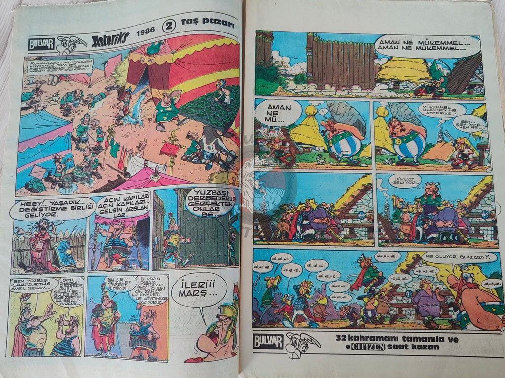 Asterix – Obelix and Co 1986 Turkish Edition Comic Turkey
