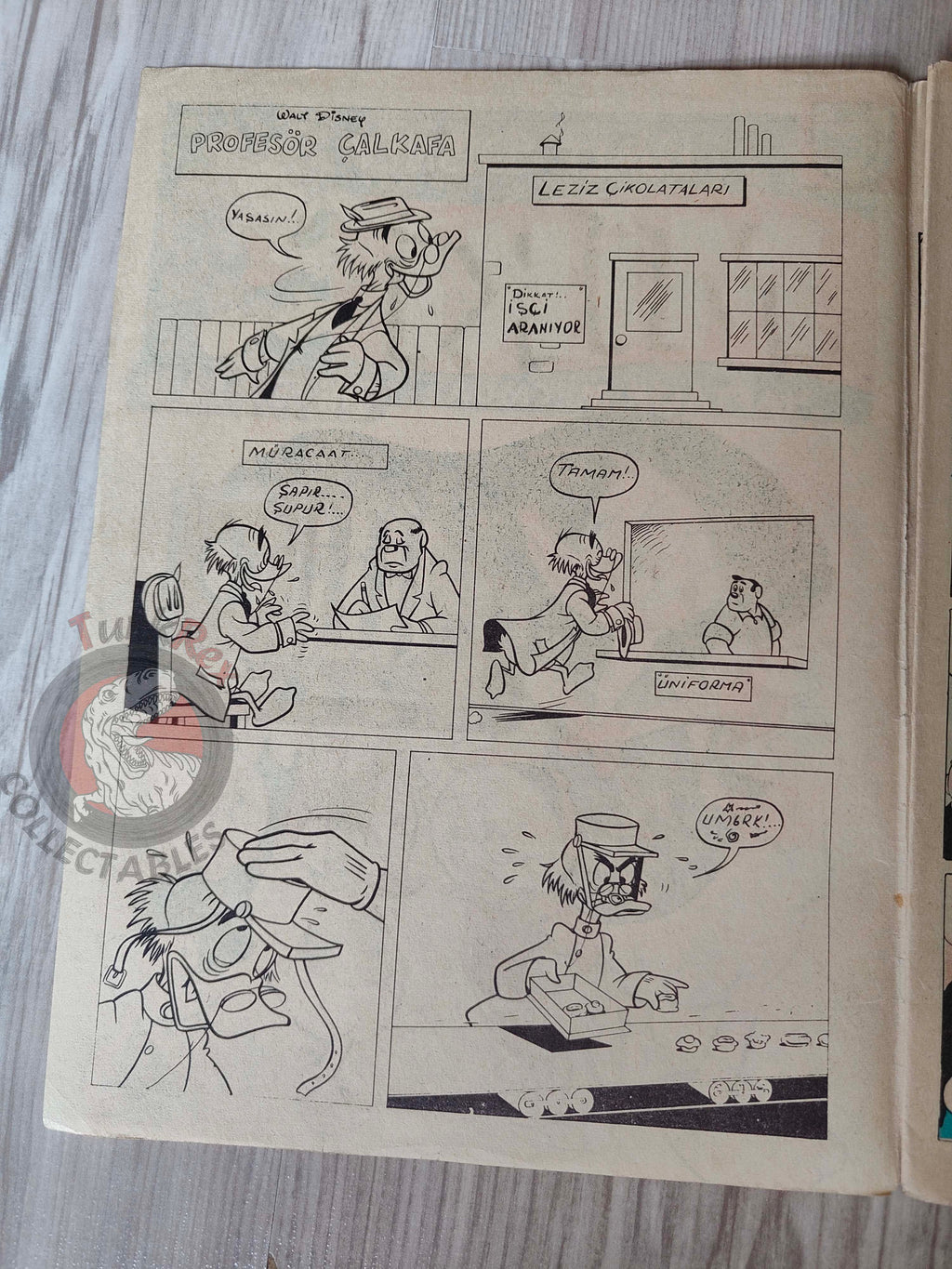 Mickey Mouse Mag #56 1963 Turkish Comic Turkey Walt Disney Donald Duck Chip ’n Dale