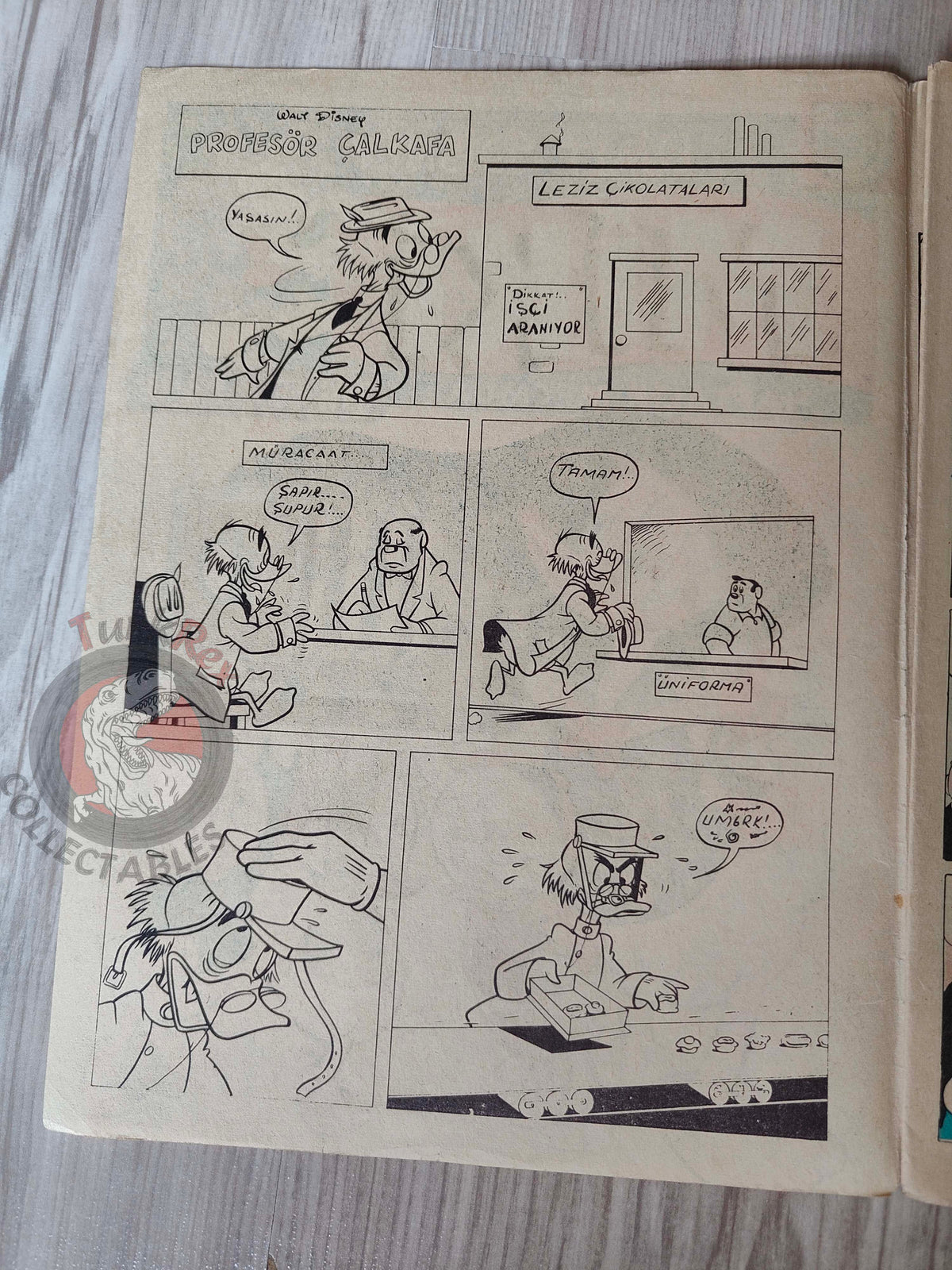 Mickey Mouse Mag #56 1963 Turkish Comic Turkey Walt Disney Donald Duck Chip ’n Dale