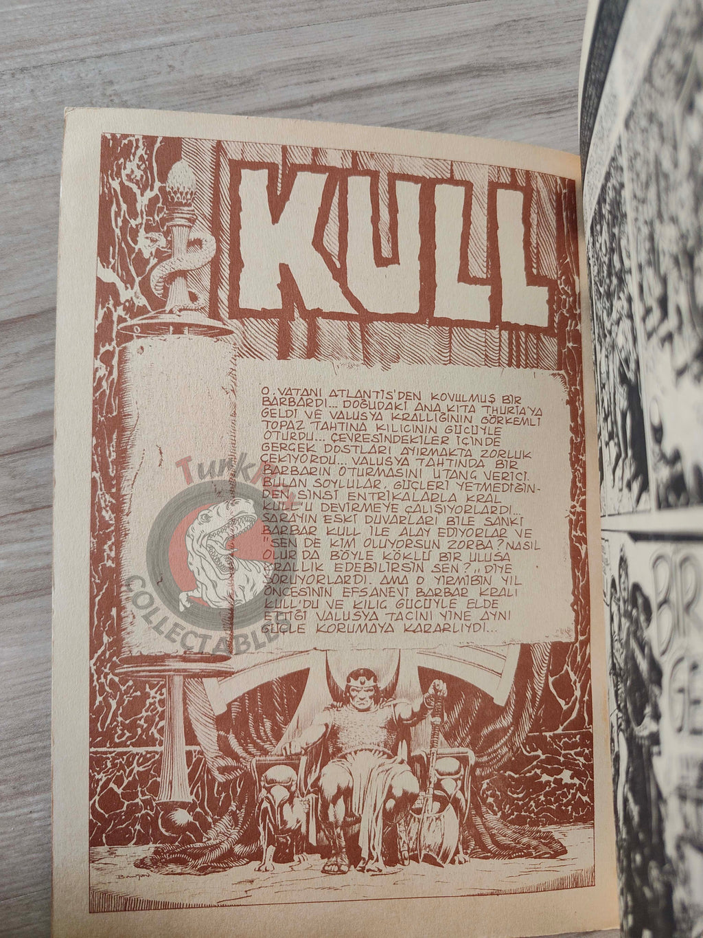 Kull the Conqueror #1 1985 Turkish Comic Turkey #2 Bizarre Adventures #26 SSOC #55
