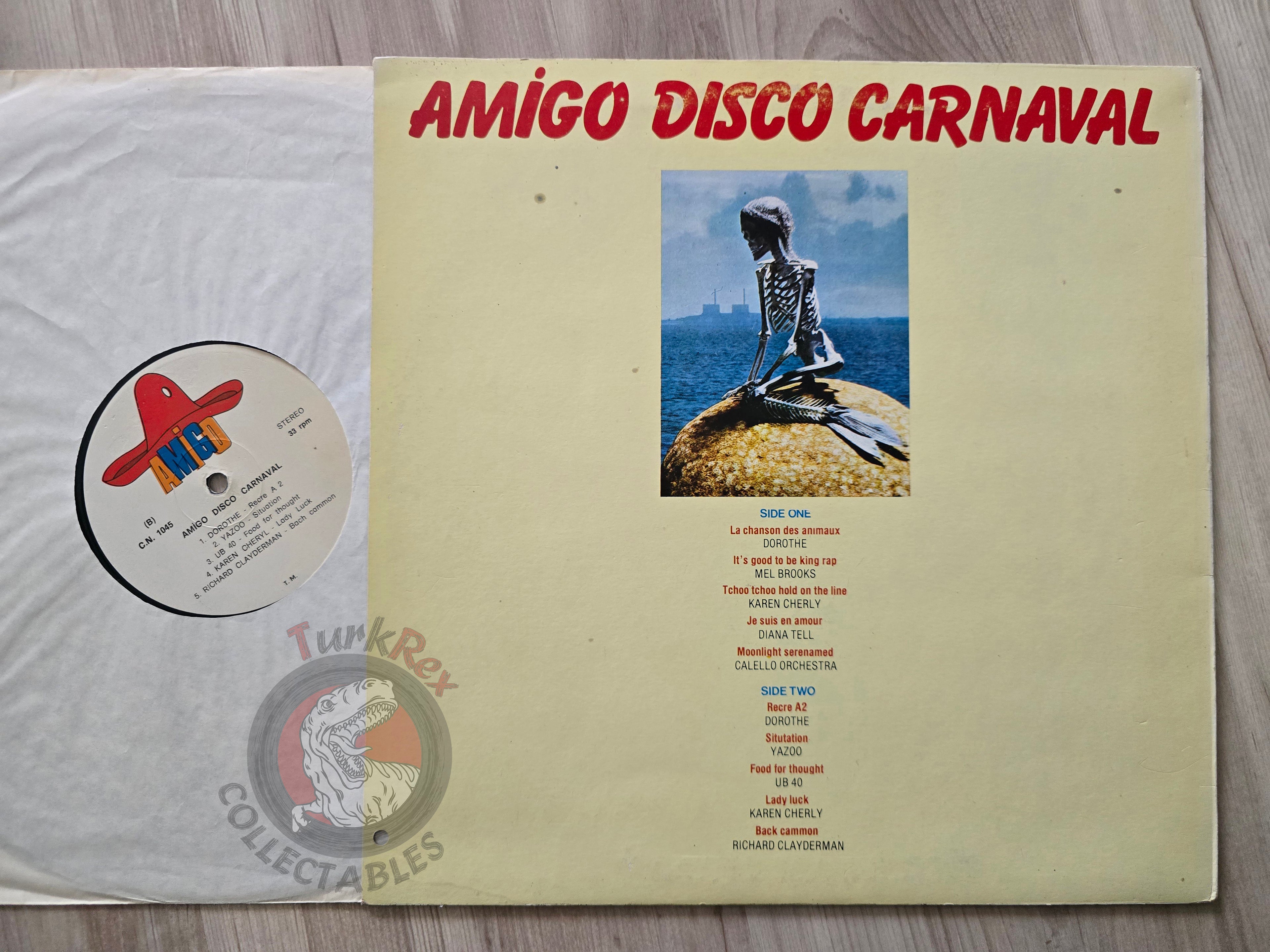 Various – Amigo Disco Carnaval Turkish Pressing Vinyl Turkey Edition