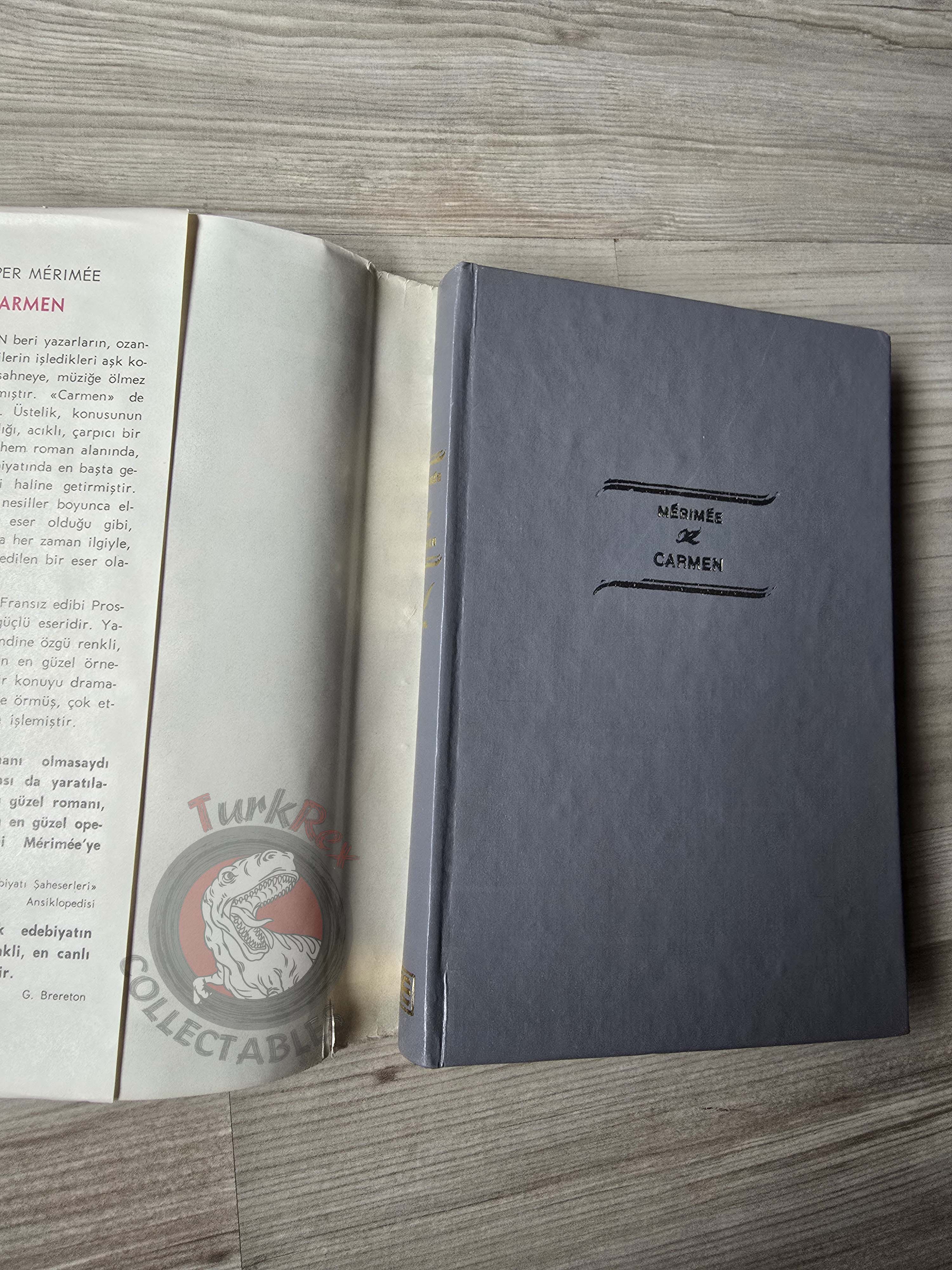 Prosper Mérimée – Carmen 1972 HC/DJ Turkish Book Turkey