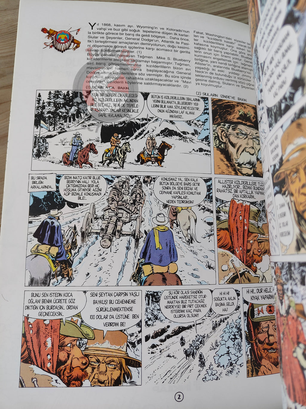 Blueberry #10 – General Golden Mane 2005 1st Edition Turkish Comic Turkey