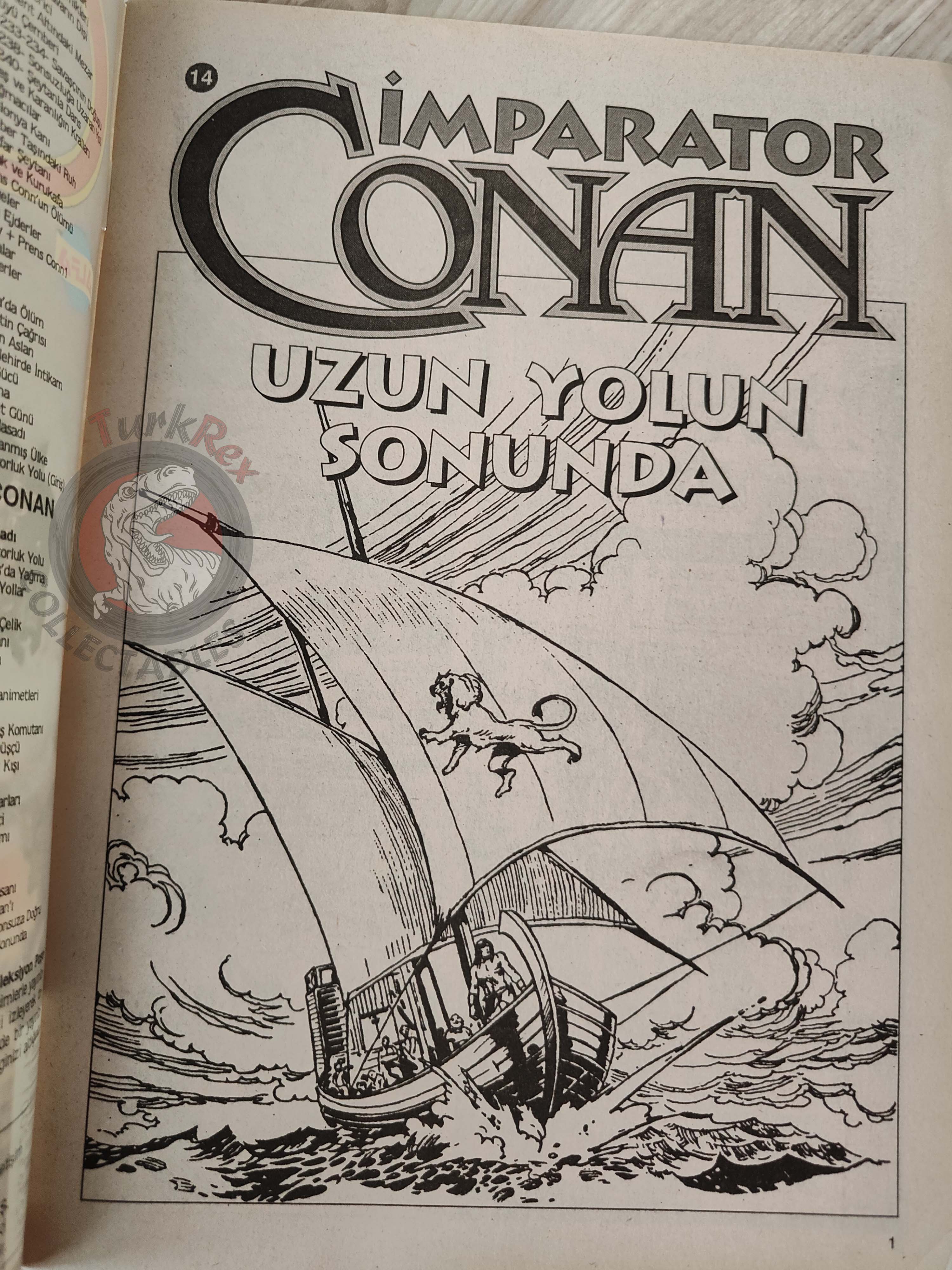 Imparator Conan #14 Kull #1 Turkish Comic Turkey Frank Frazetta