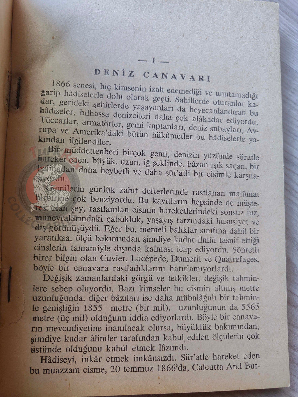 Jules Verne –  Twenty Thousand Leagues Under the Sea  1967 Turkish Book Turkey Illustrated