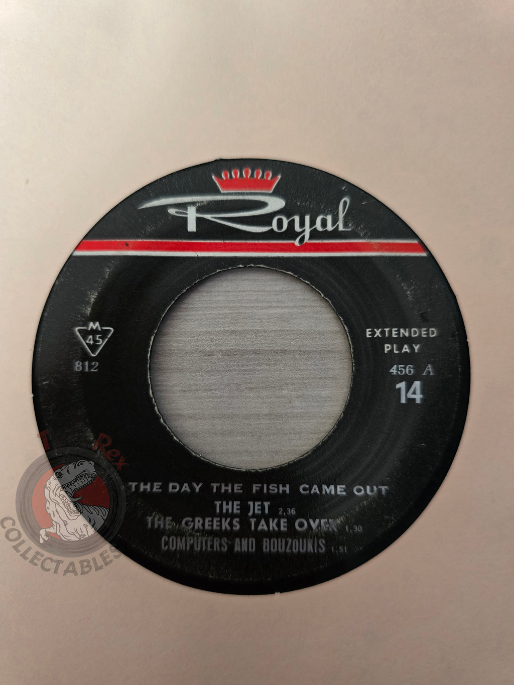 Mikis Theodorakis – The Day The Fish Came Out 7" Iran Pressing Vinyl Iranian Edition