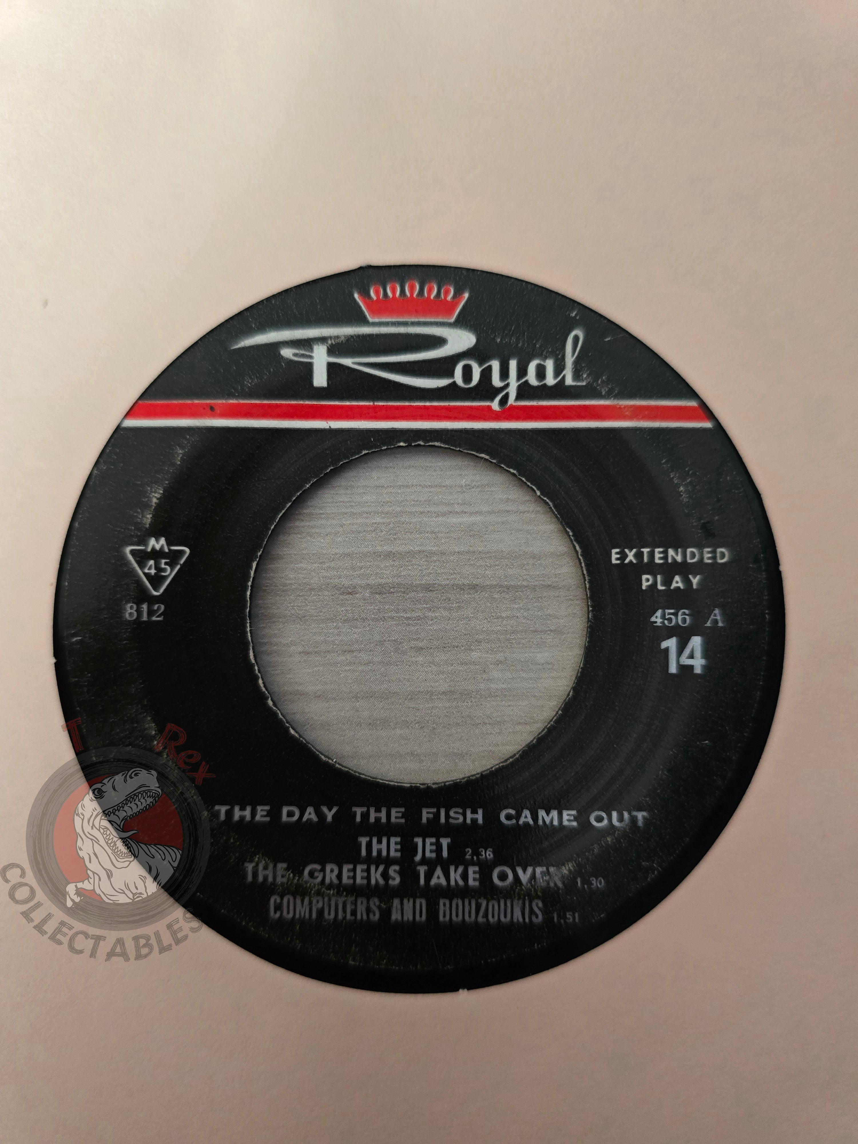 Mikis Theodorakis – The Day The Fish Came Out 7" Iran Pressing Vinyl Iranian Edition