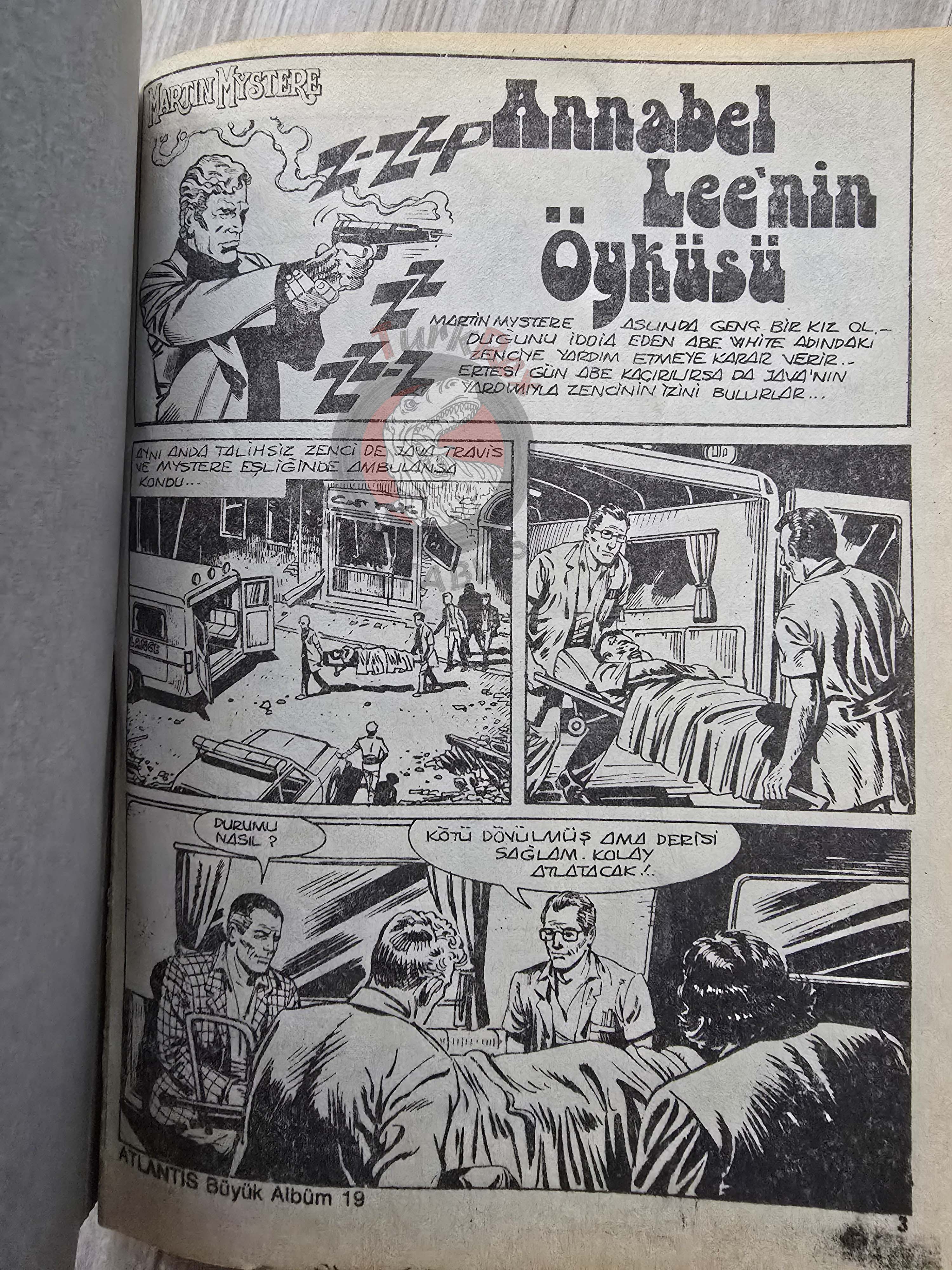 Martin Mystère #19 Ritorno a Lilliput 80s Turkish Comic Turkey #40 #54 #55