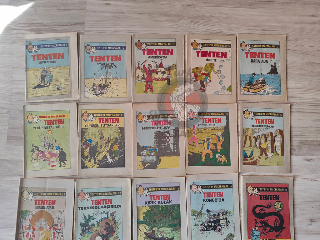 Tintin – Lot of 23 Complete Set 1989 Turkish Edition Comic Turkey