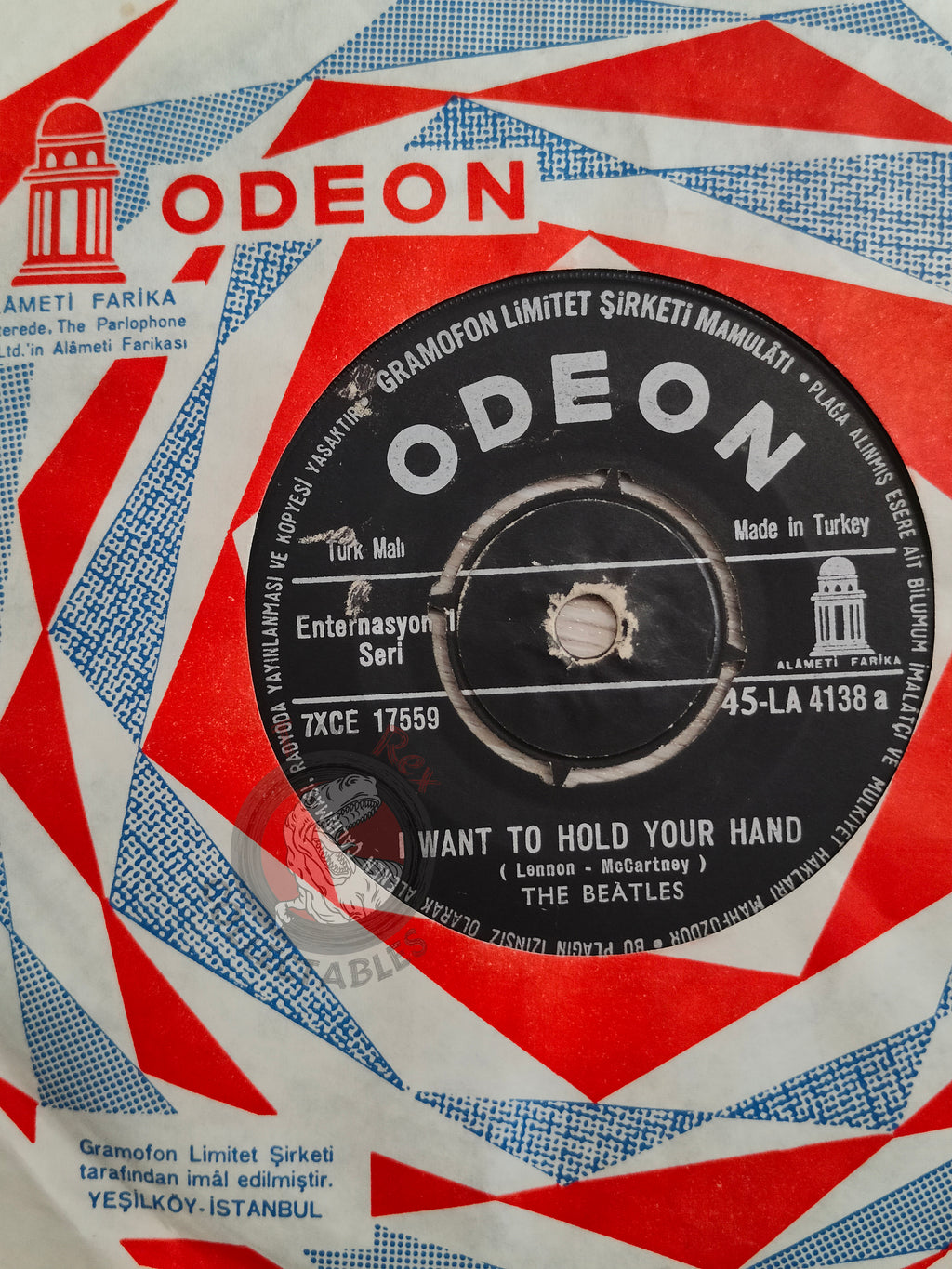 The Beatles – I Want To Hold Your Hand 7" Turkish Pressing Vinyl Turkey Edition