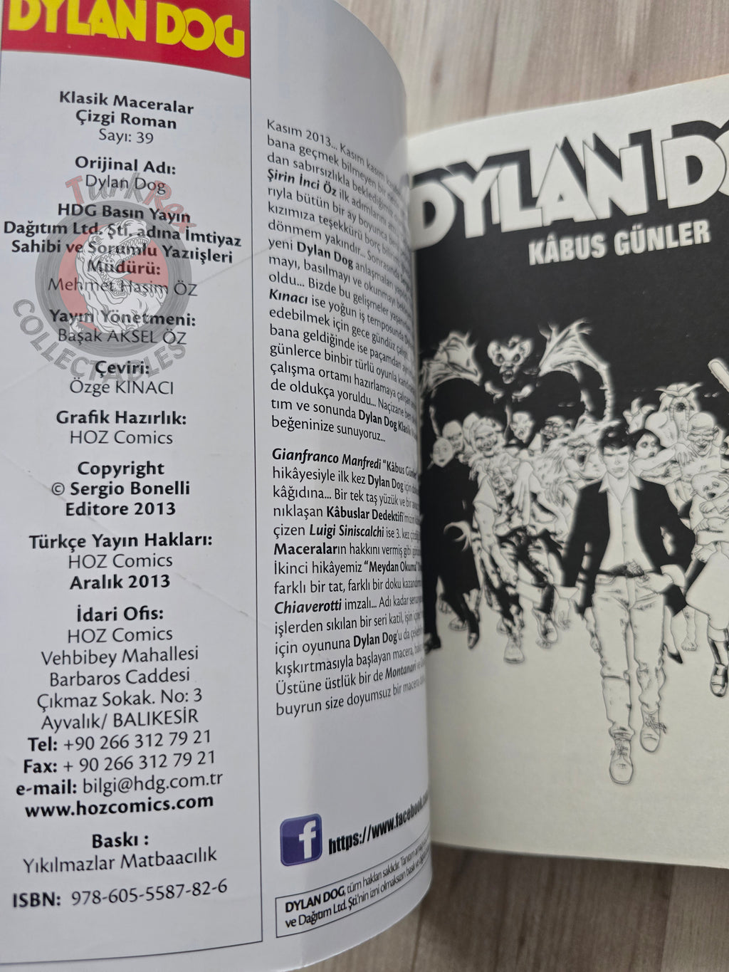 Dylan Dog #39 2013 Turkish Comic Turkey I giorni dell’incubo #95 #96