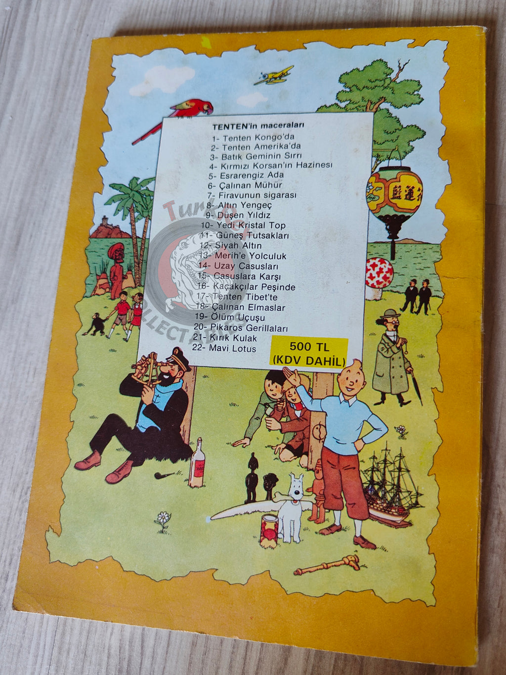 Tintin – The Calculus Affair mid 1980s Turkish Edition Comic Turkey 2