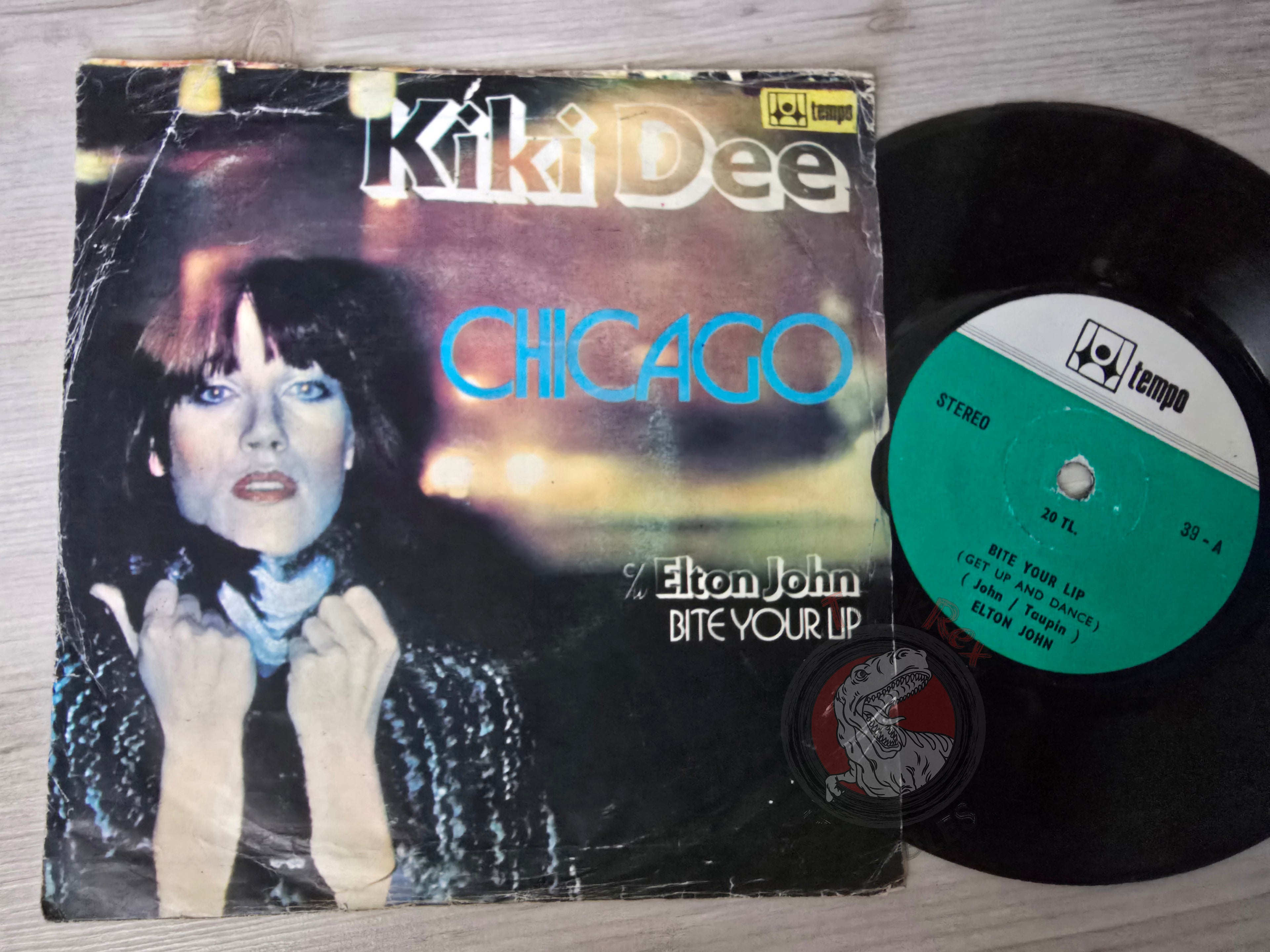 Elton John / Kiki Dee – Bite Your Lip (Get Up And Dance) / Chicago 7" Turkish Pressing Vinyl Turkey Edition