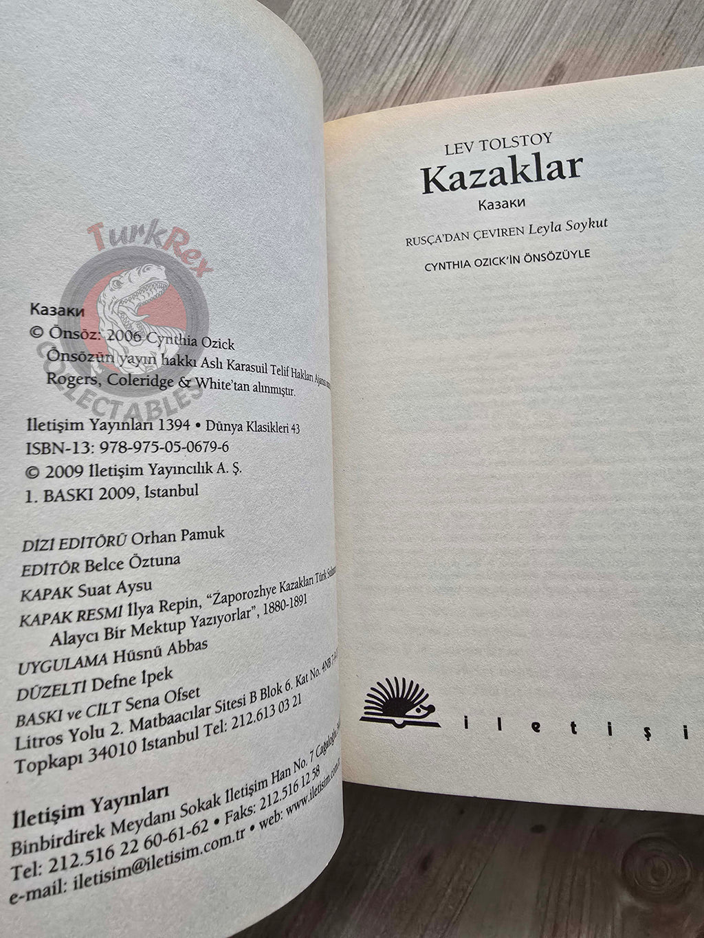 Leo Tolstoy –  The Cossacks 2009 Turkish Book Turkey