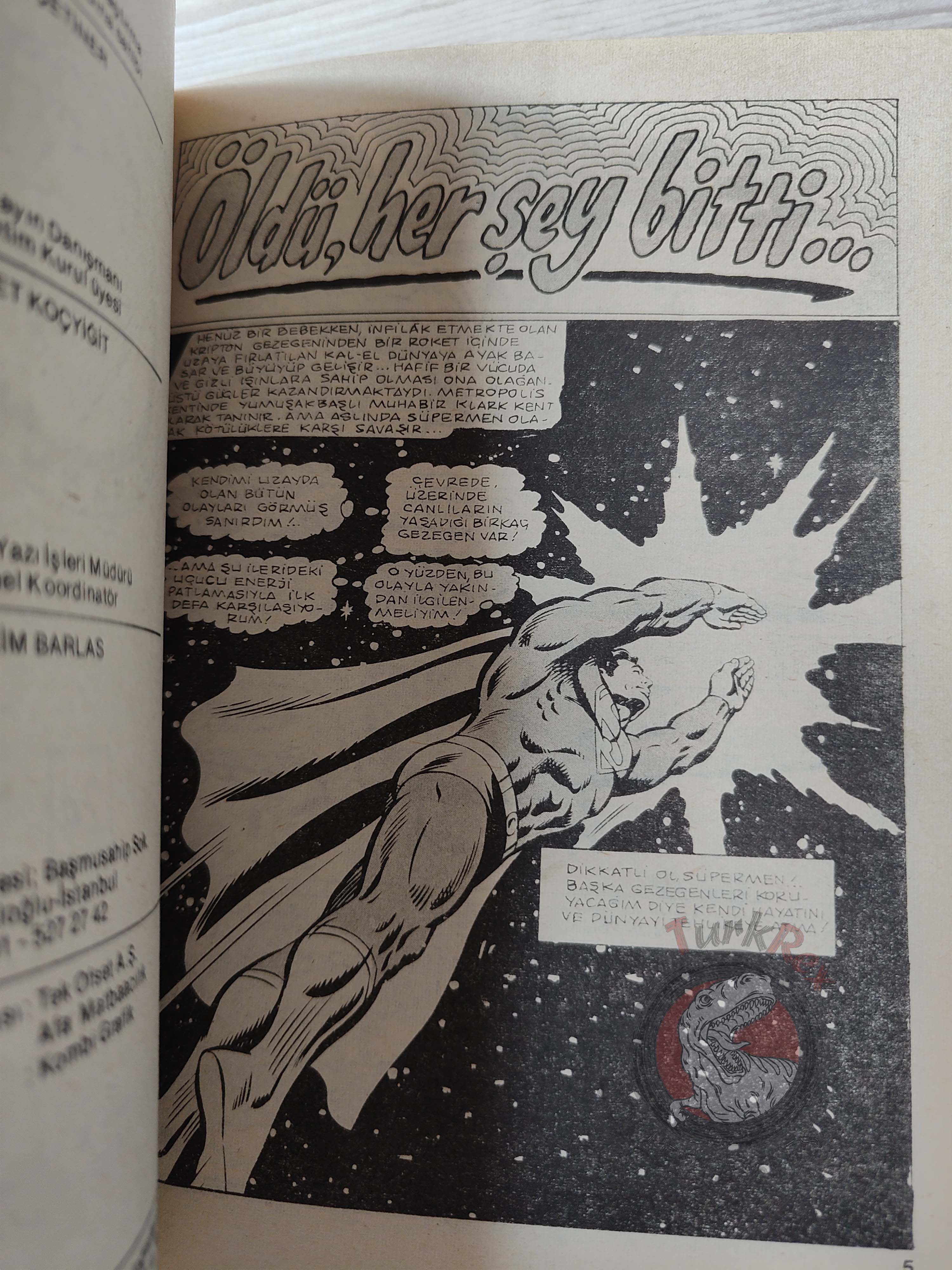 Superman #24 1984 Turkish Comic Turkey #383 Supergirl #1 #2 #3 Action Comics #533