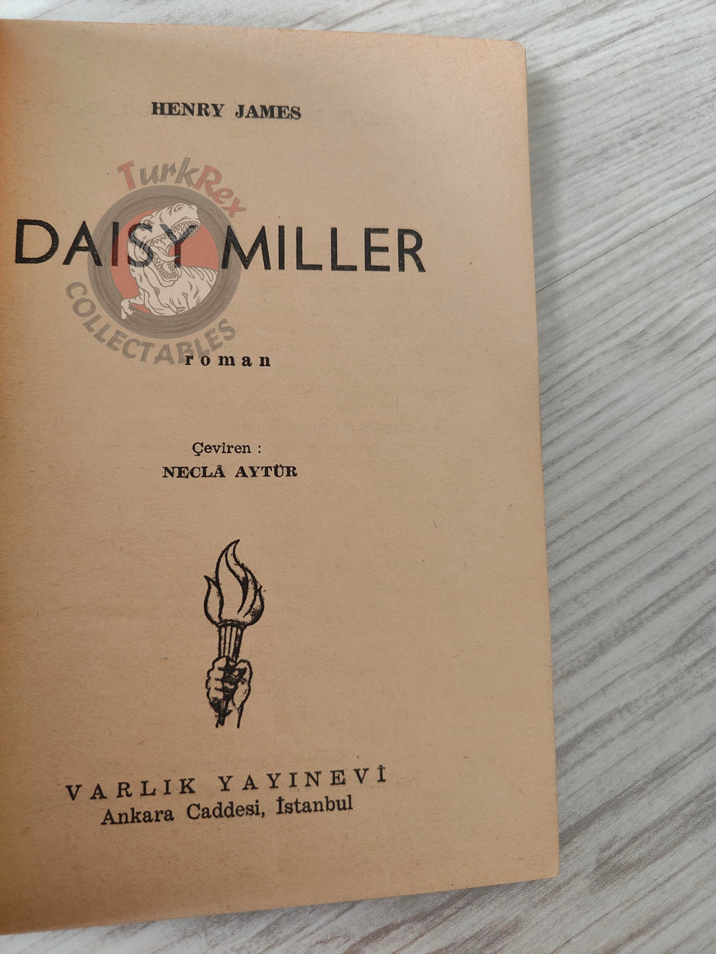 Henry James – Daisy Miller 1963 1st Turkish Book Turkey