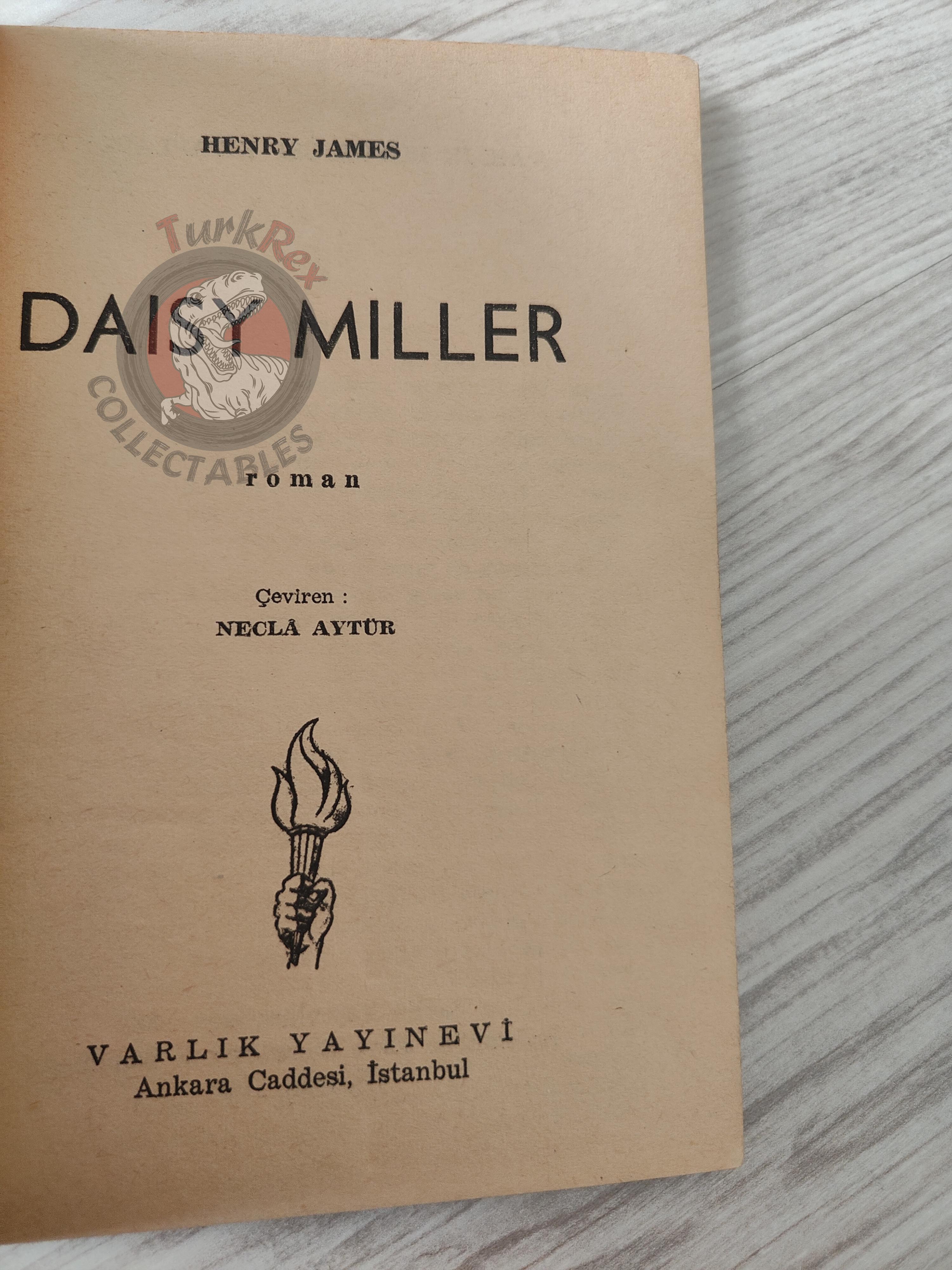 Henry James – Daisy Miller 1963 1st Turkish Book Turkey