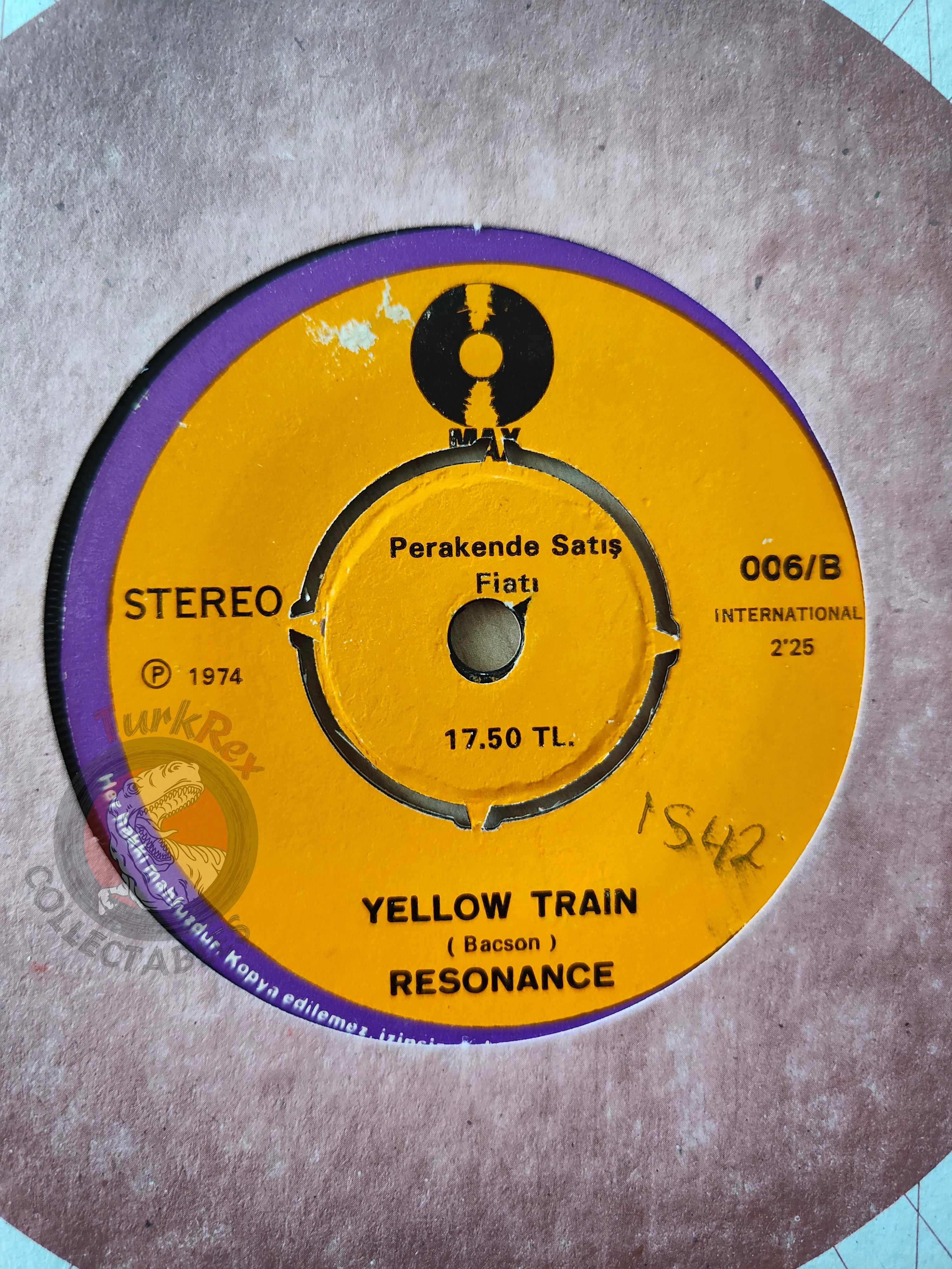 Resonance – O.K. Chicago 7" Turkish Pressing Vinyl Turkey Edition 2