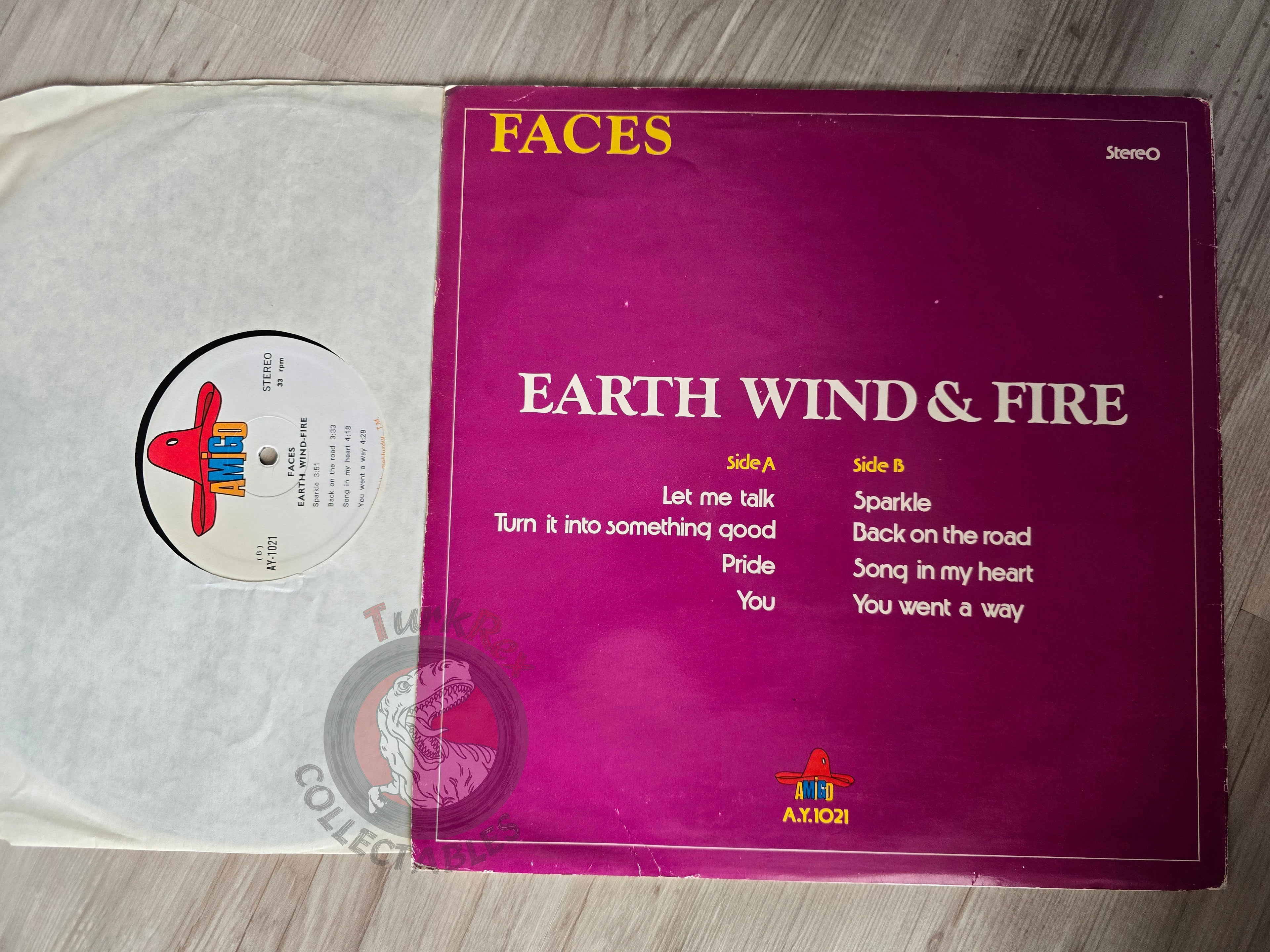 Earth, Wind & Fire – Faces Turkish Pressing Vinyl Turkey Edition