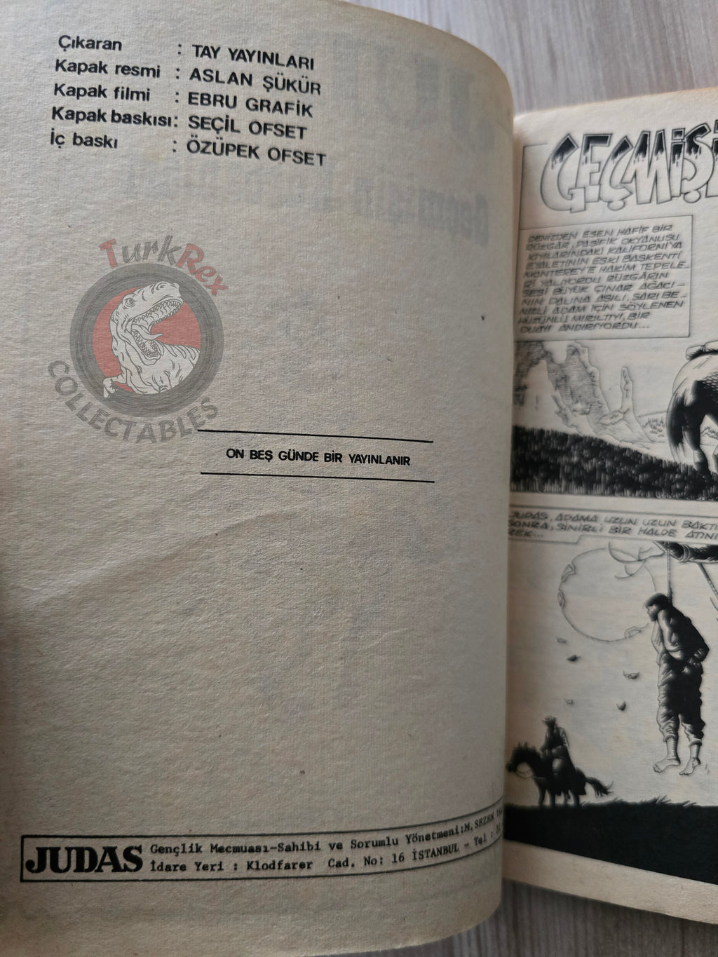Judas #11 Turkish Edition Comic Turkey Daishò #11
