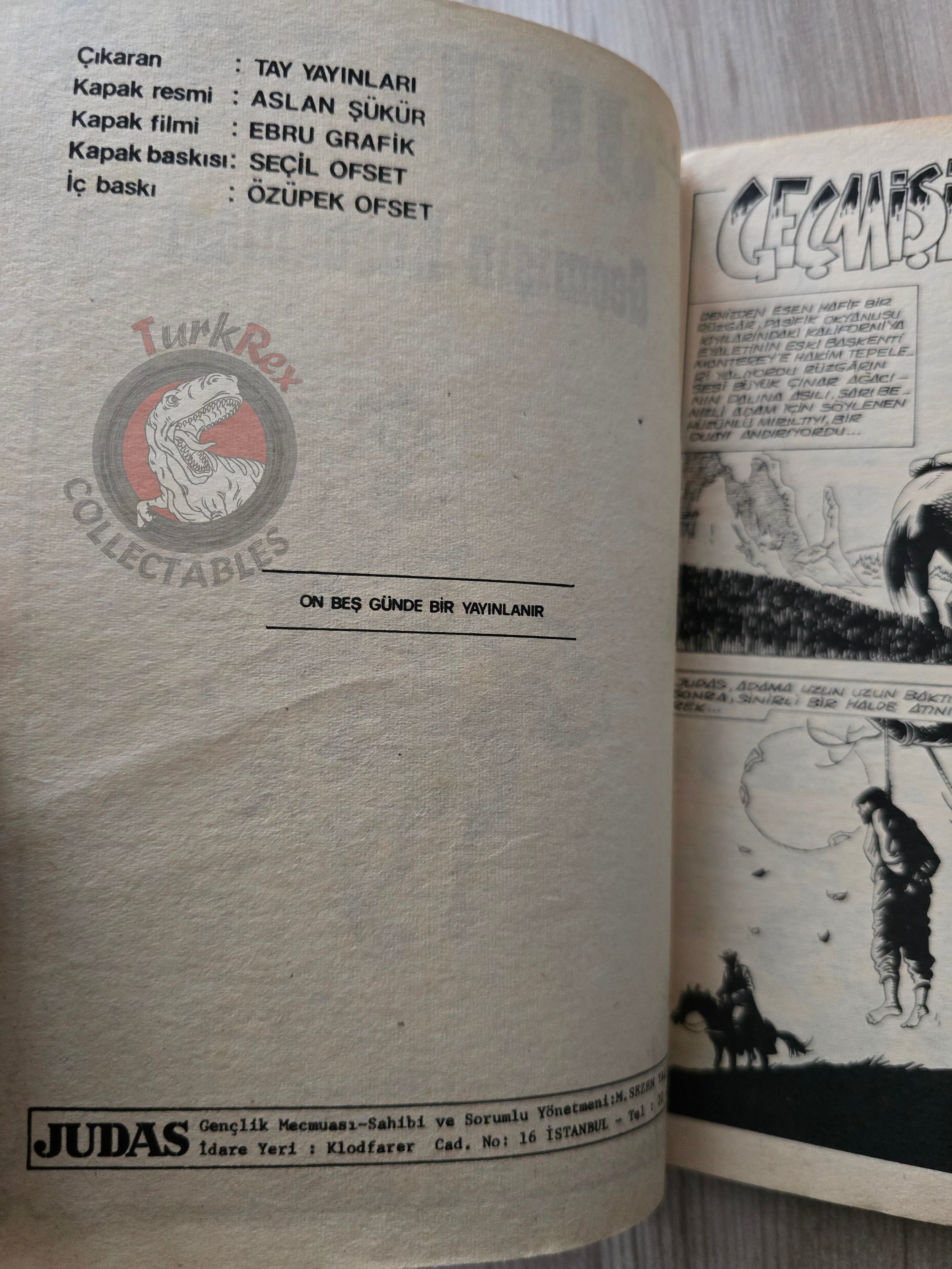 Judas #11 Turkish Edition Comic Turkey Daishò #11