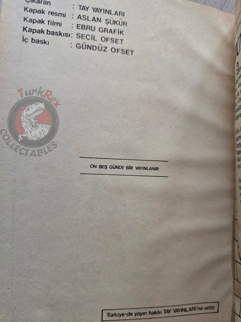 Judas #4 Turkish Edition Comic Turkey Il giustiziere #2