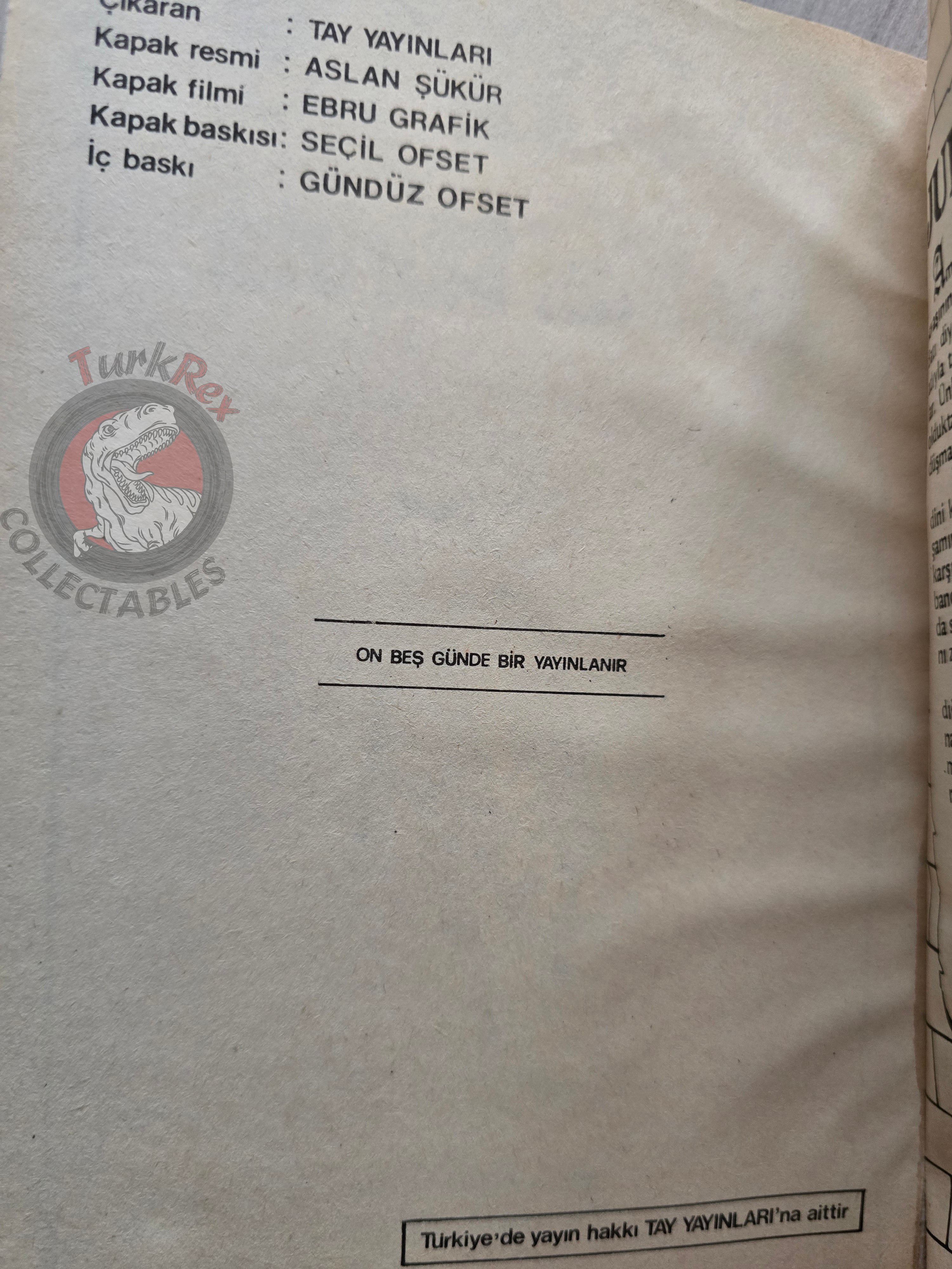 Judas #4 Turkish Edition Comic Turkey Il giustiziere #2