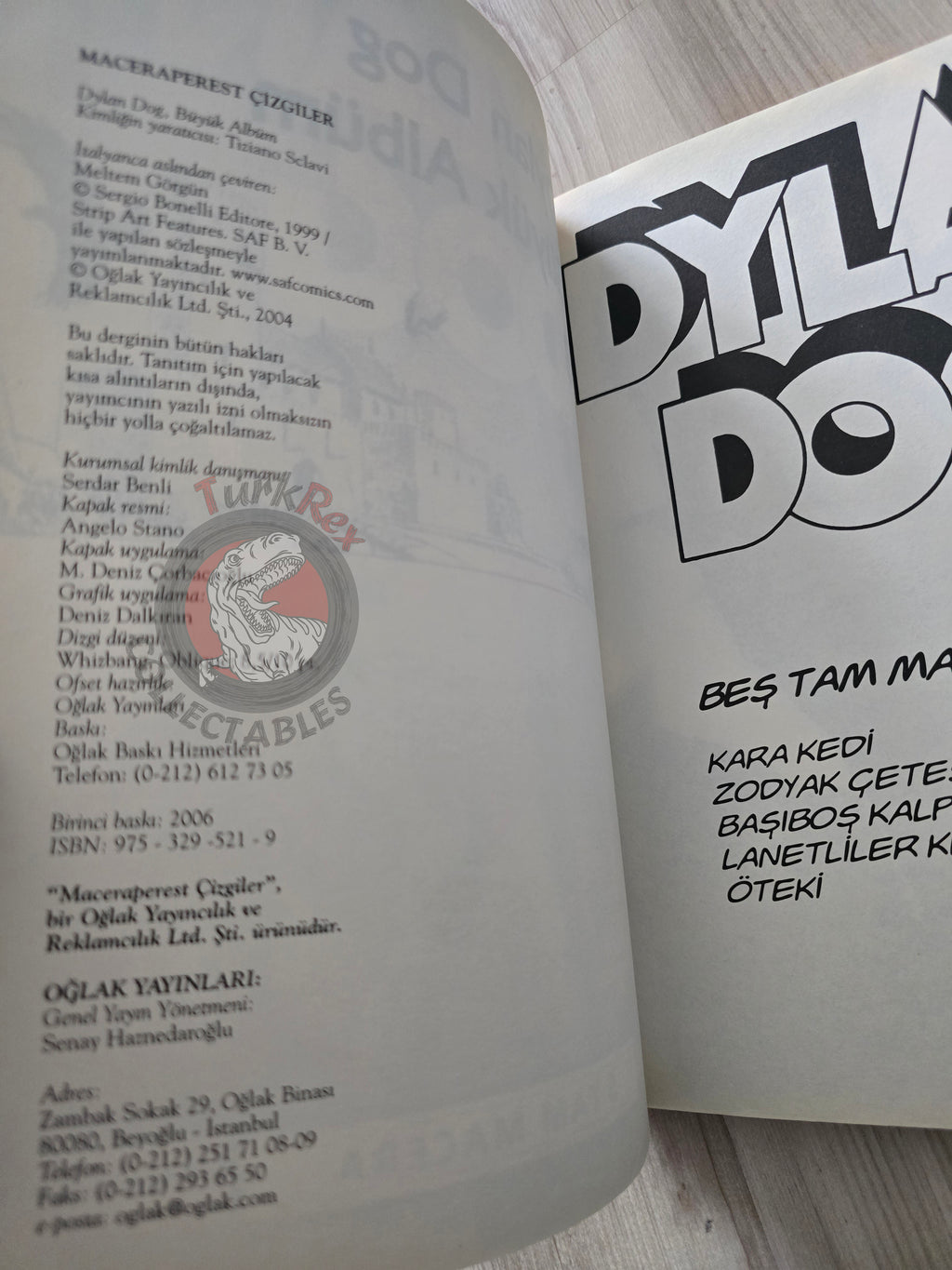 Dylan Dog Gigante #8 2006 Turkish Comic Turkey La banda dello zodiaco